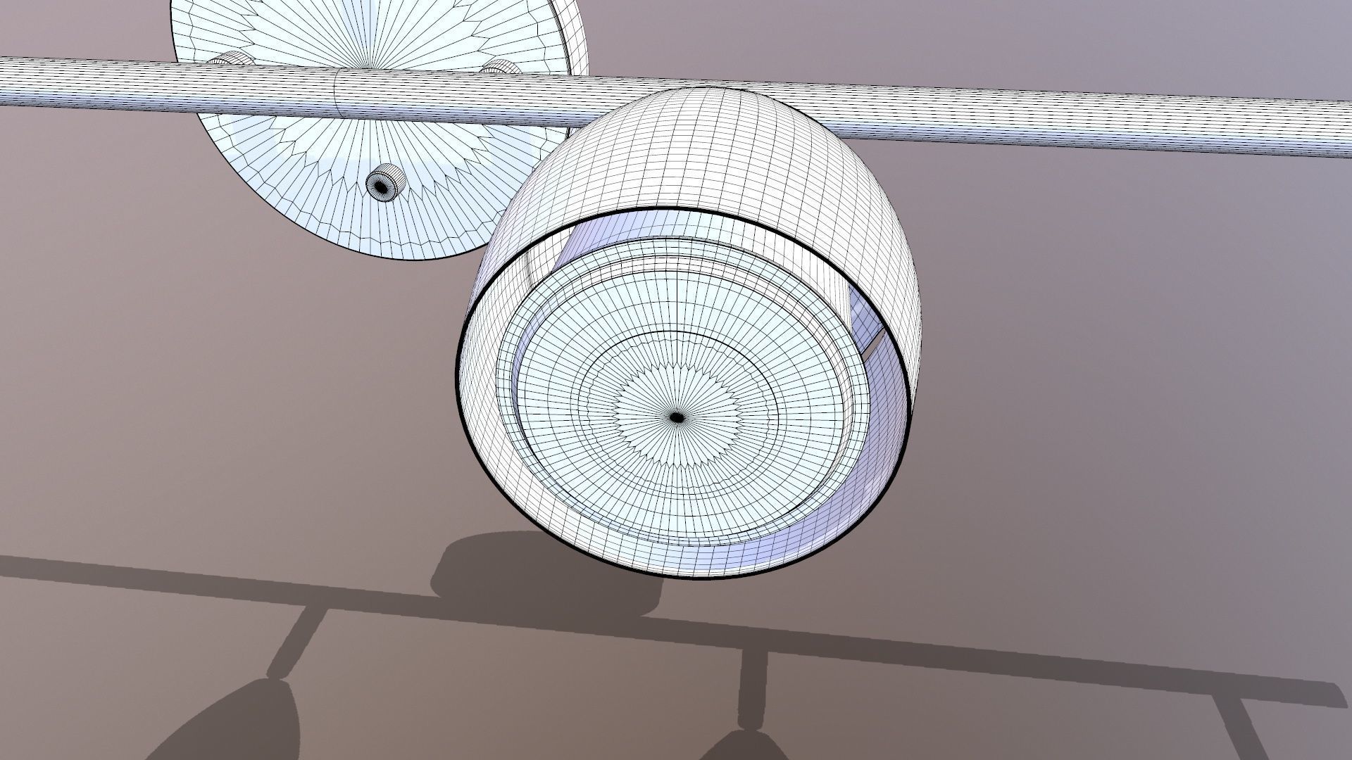 Led Ceiling Light 3D model_16