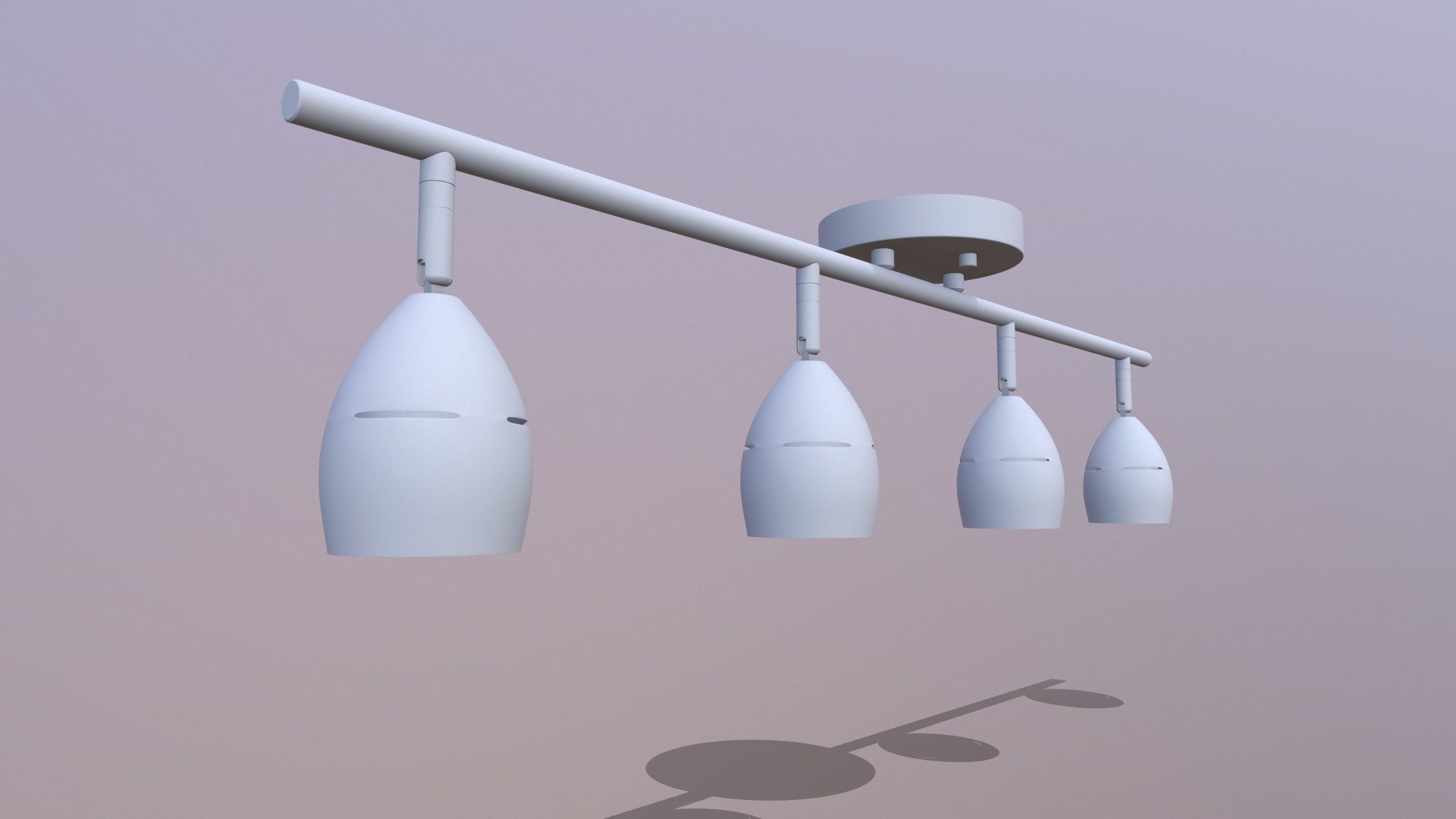 Led Ceiling Light 3D model_6