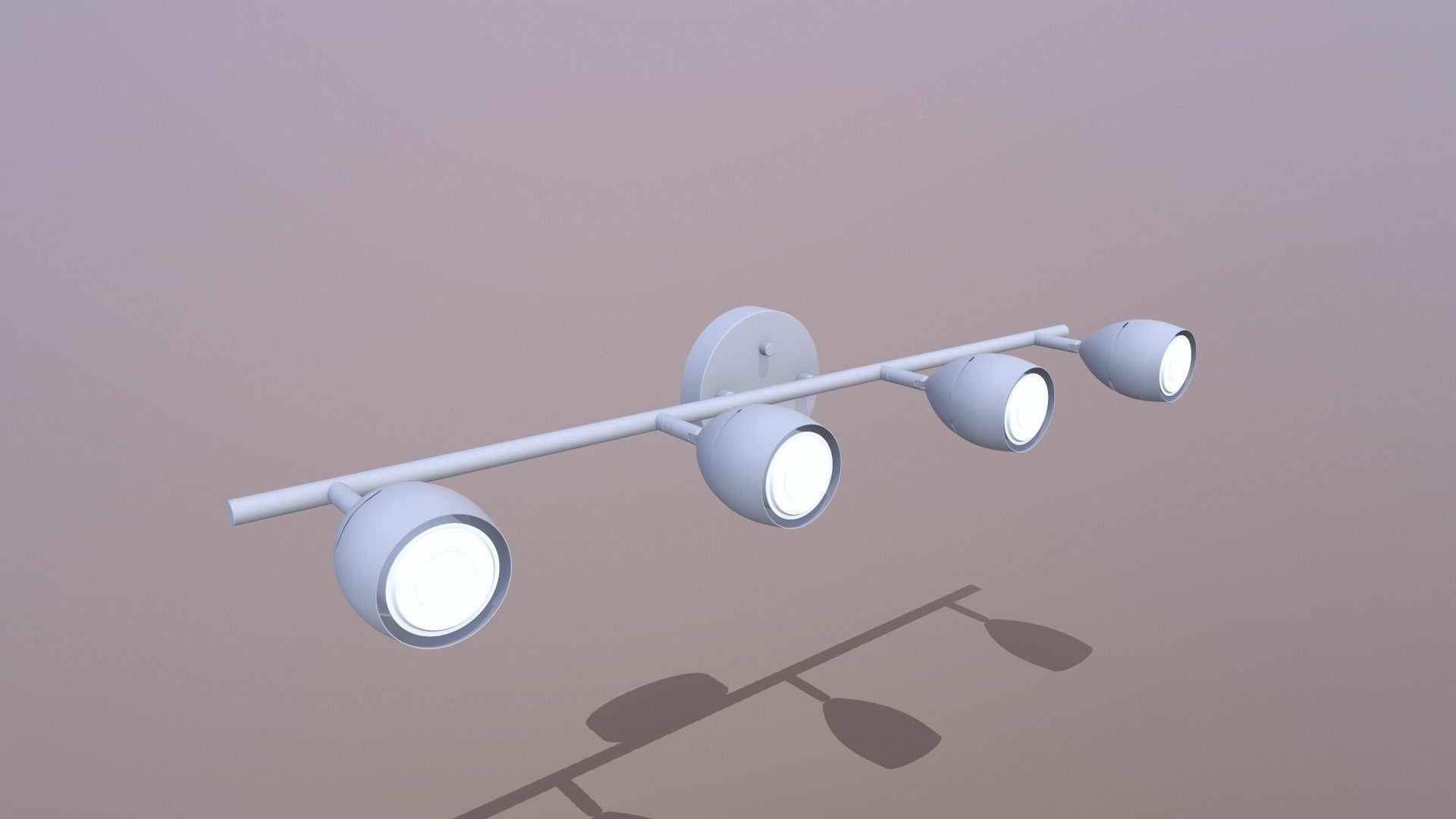 Led Ceiling Light 3D model_7