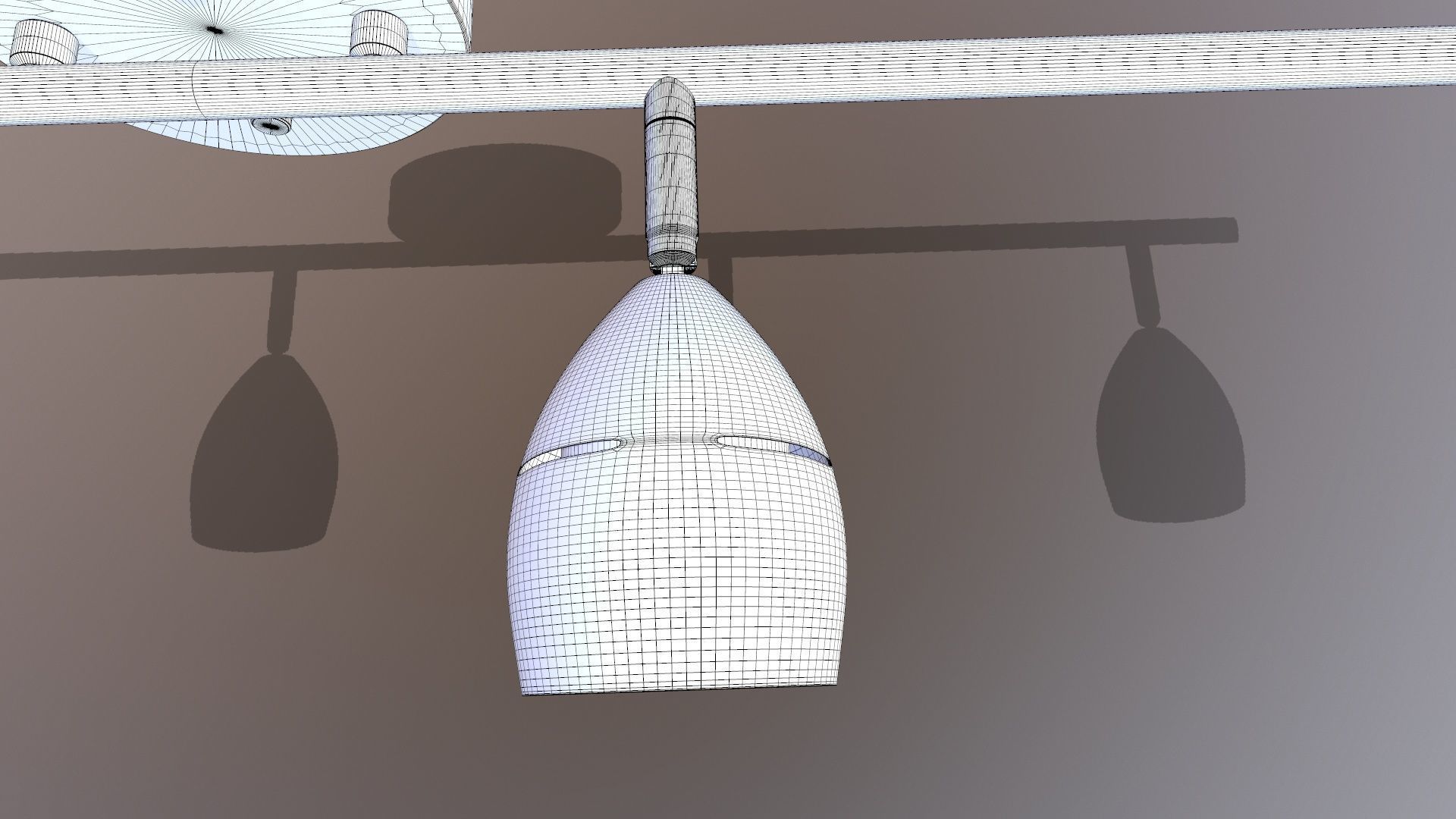 Led Ceiling Light 3D model_14