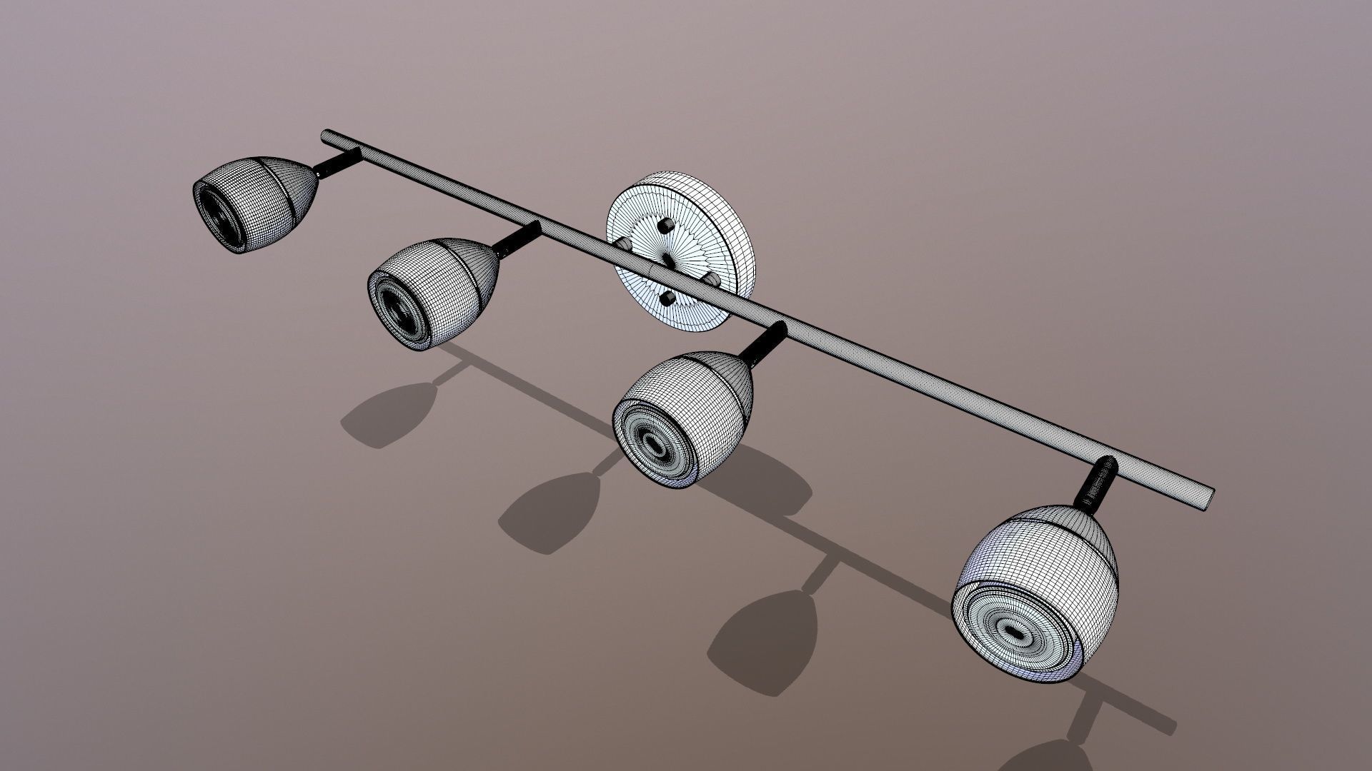 Led Ceiling Light 3D model_12