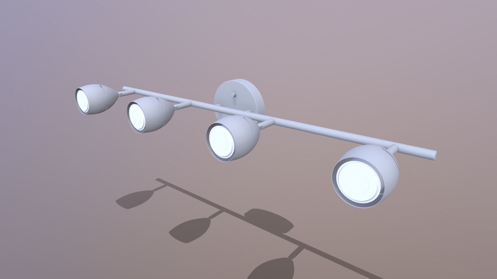 Led Ceiling Light 3D model_9