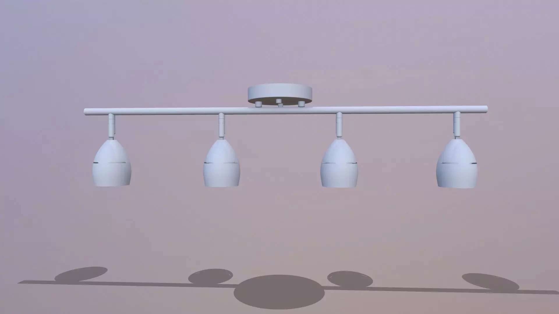 Led Ceiling Light 3D model_0