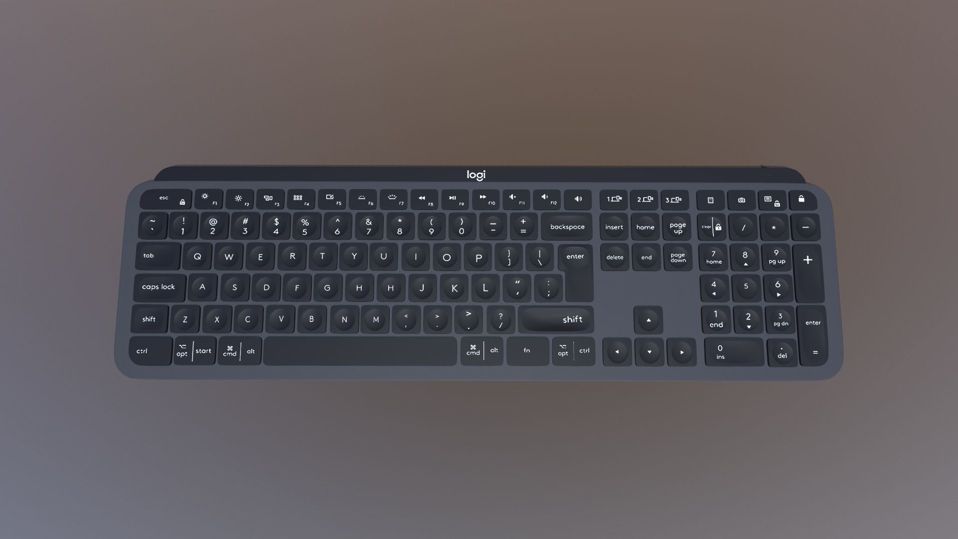 Logi Keyboard 3D model_2