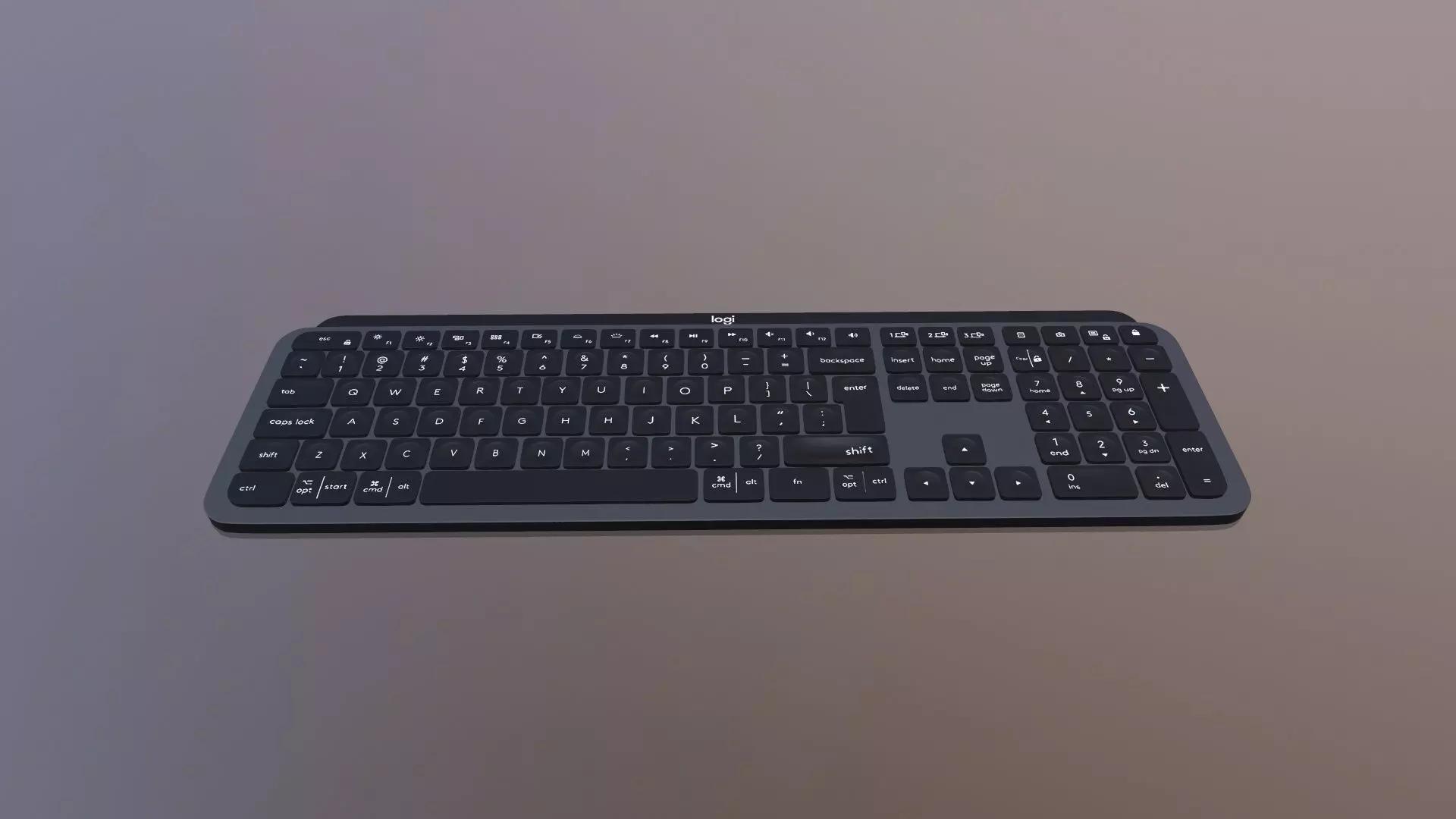 Logi Keyboard 3D model_0