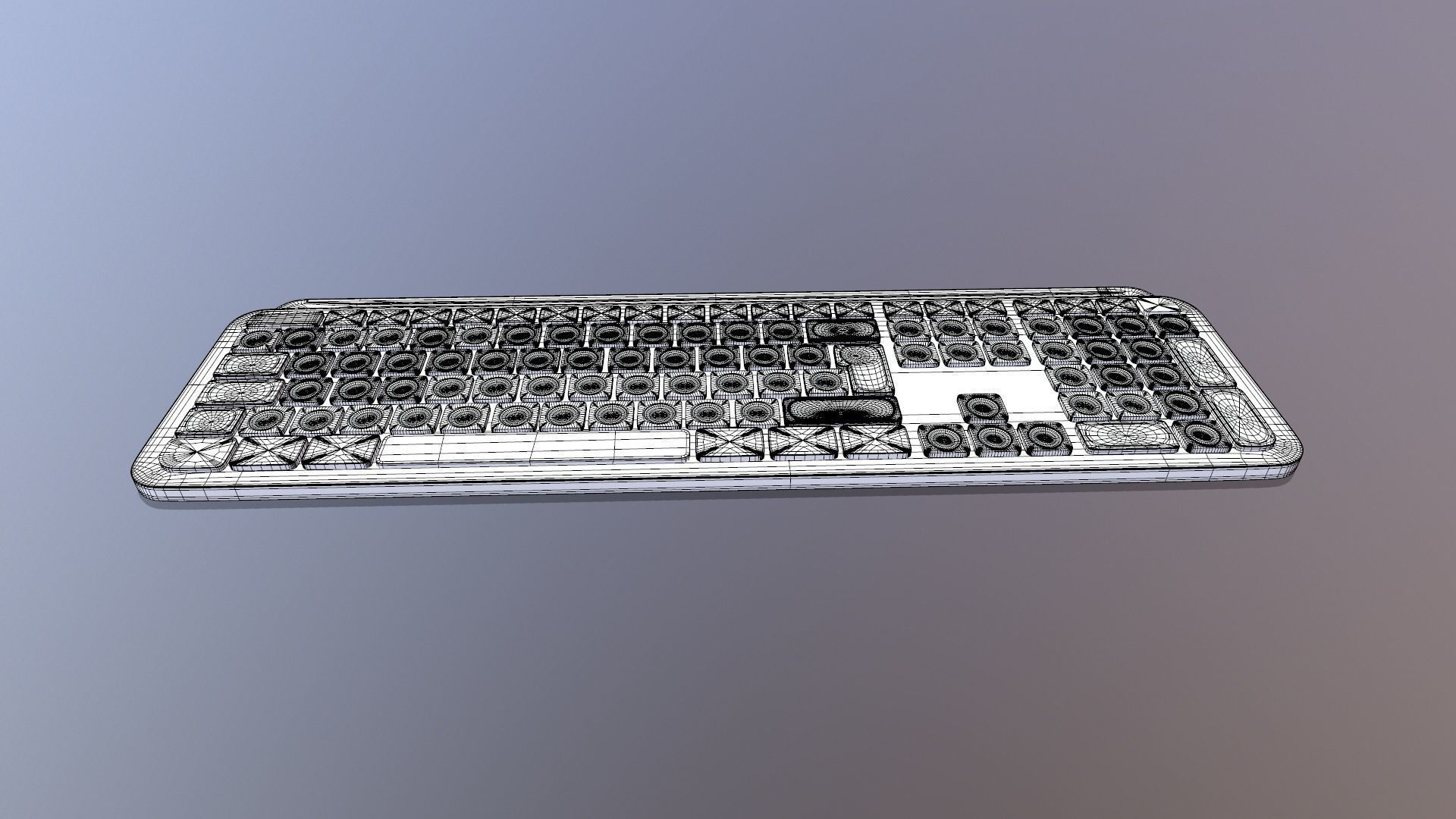 Logi Keyboard 3D model_11
