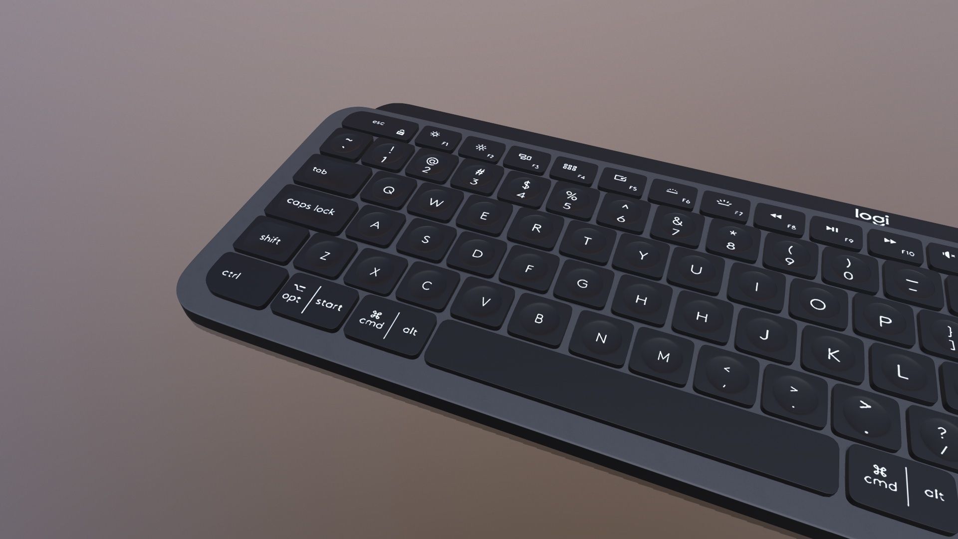 Logi Keyboard 3D model_6