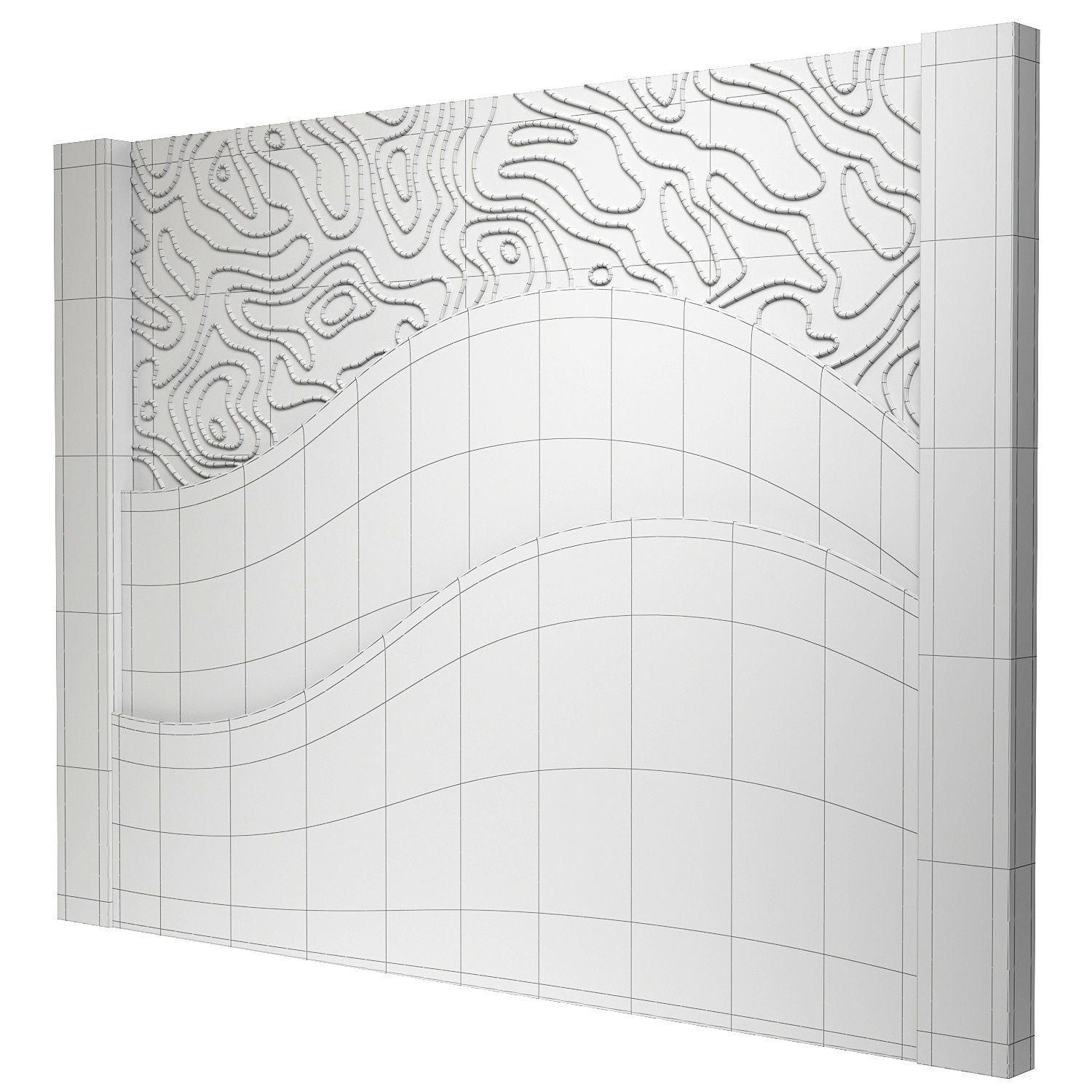 Decorativ panel 19 3D model_4