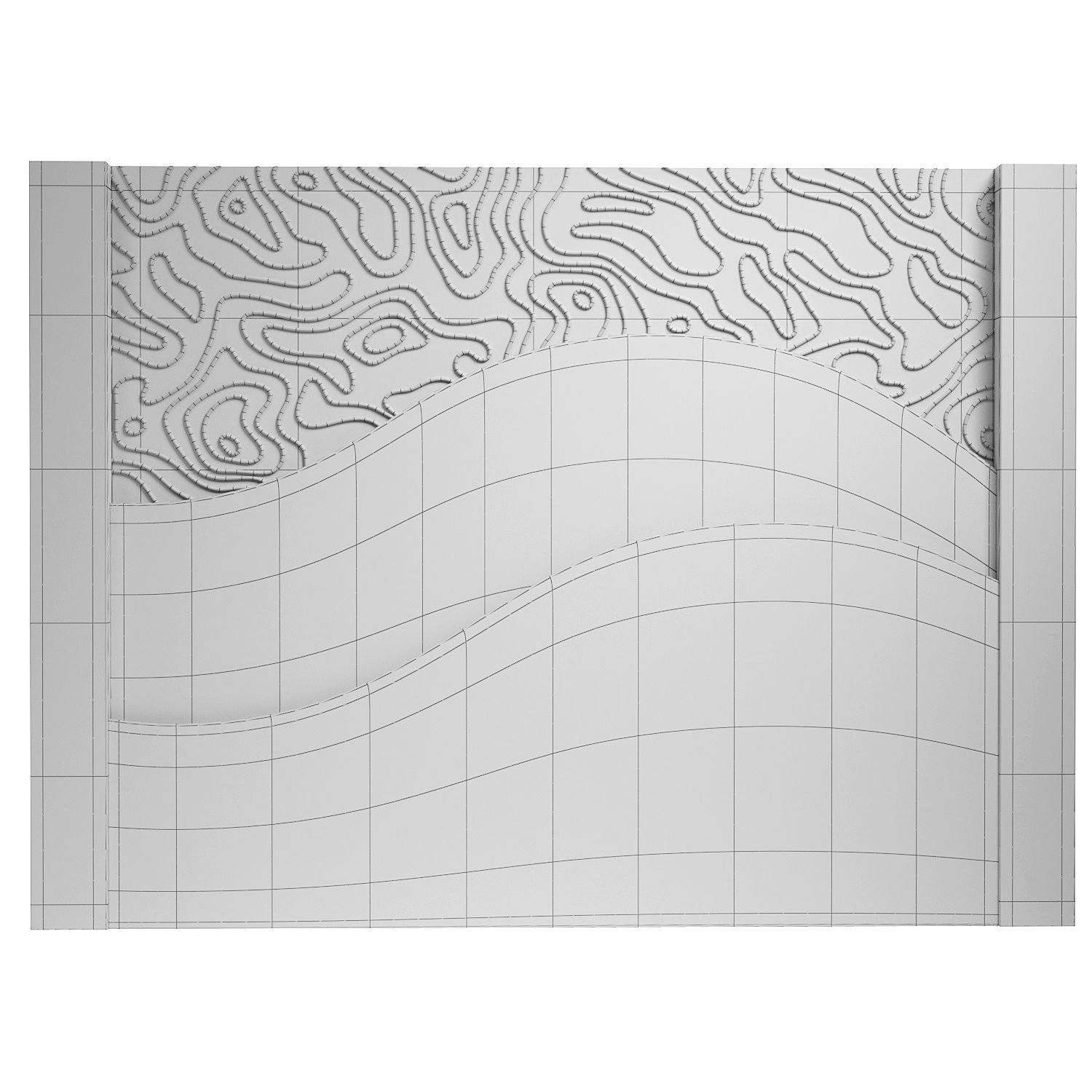 Decorativ panel 19 3D model_3