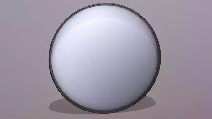 Round Mounted Mirror