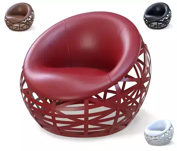 Louis Vuitton Diamond Armchair Chair