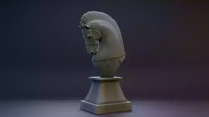 Ancient Horse Statue 3D print model