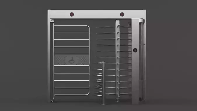 Turnstile Gate 3D model