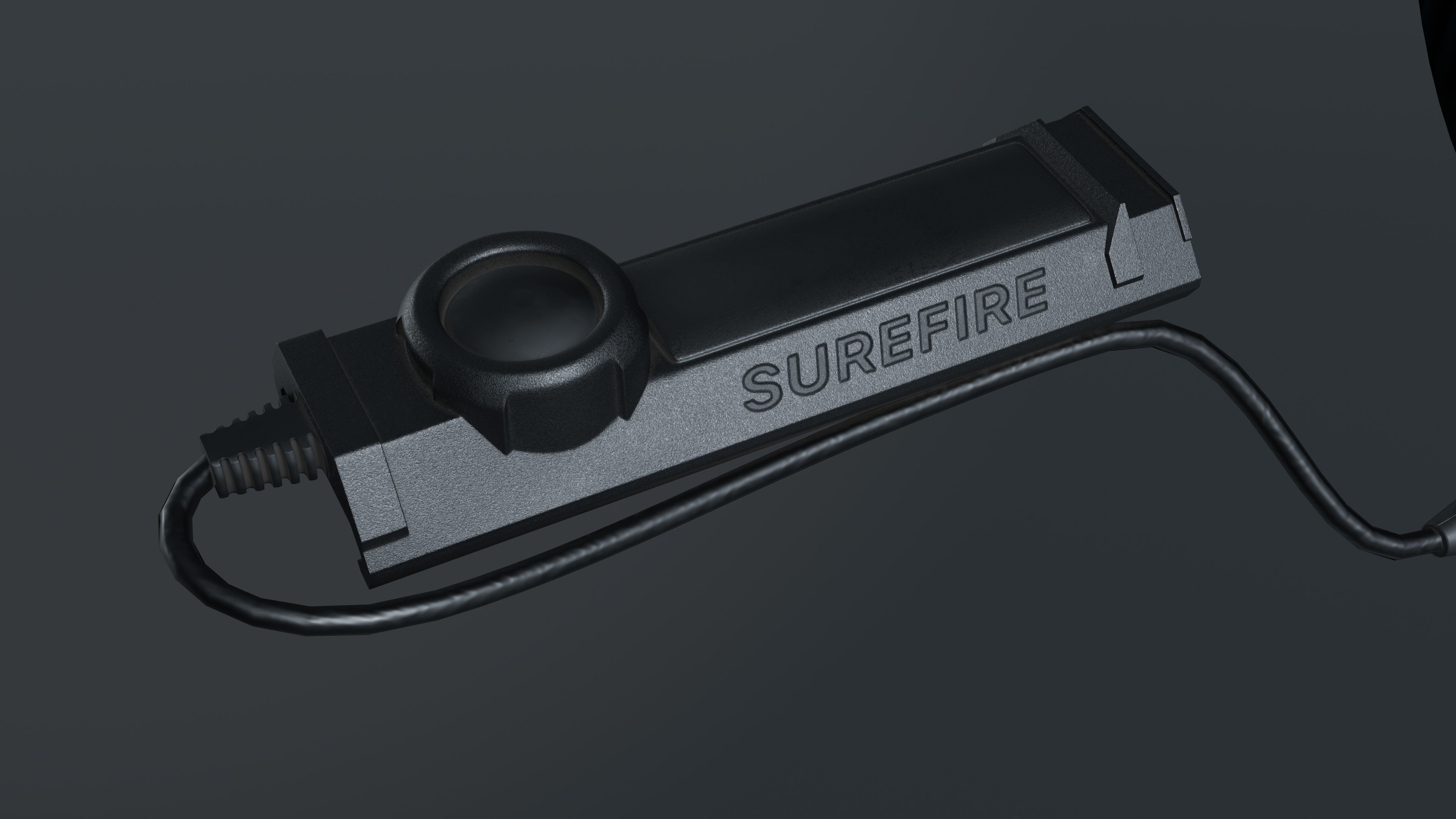 Arisaka  and Surefire AR Tactical light Set  3D model_3