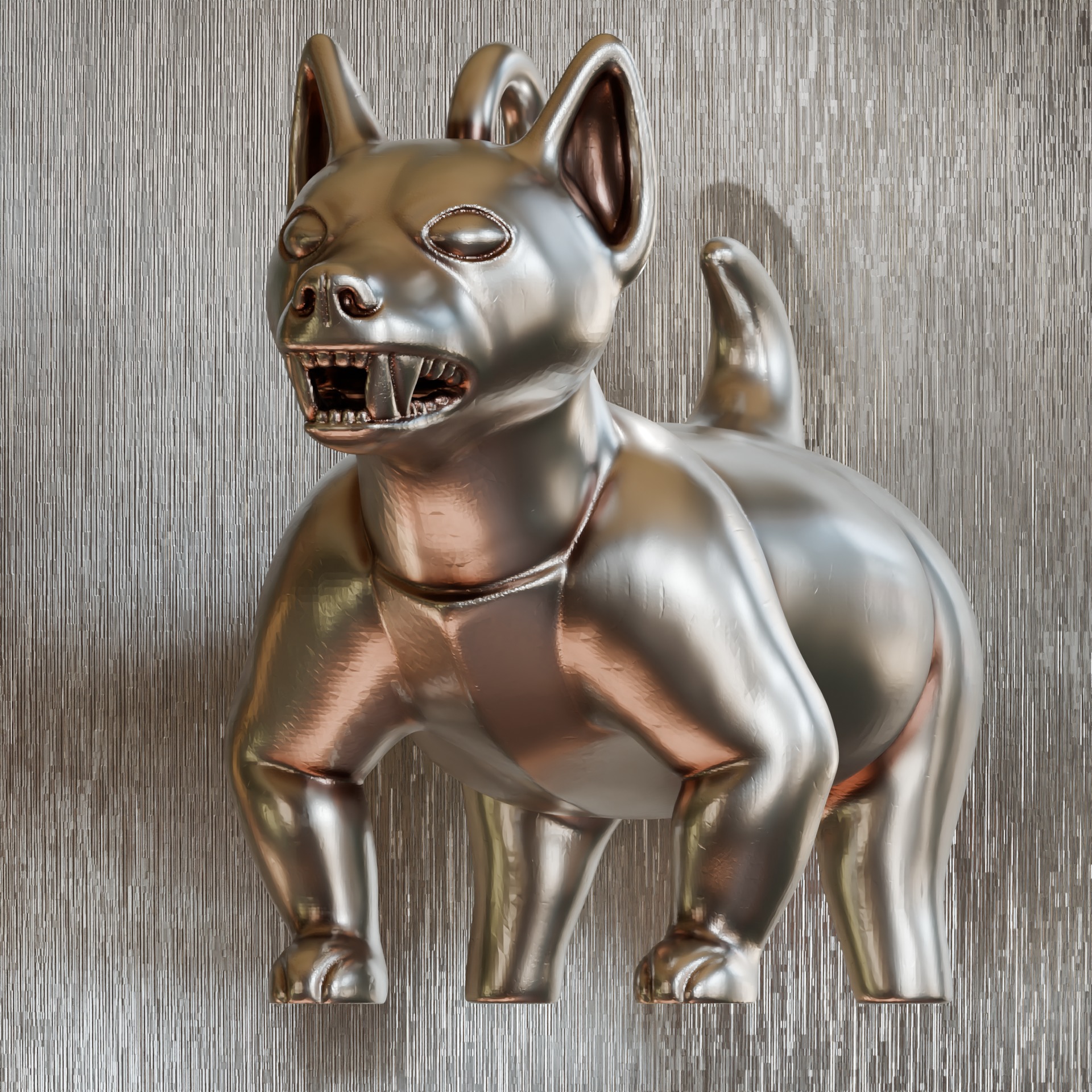 Tlachichi dog pendant  3D print model_3