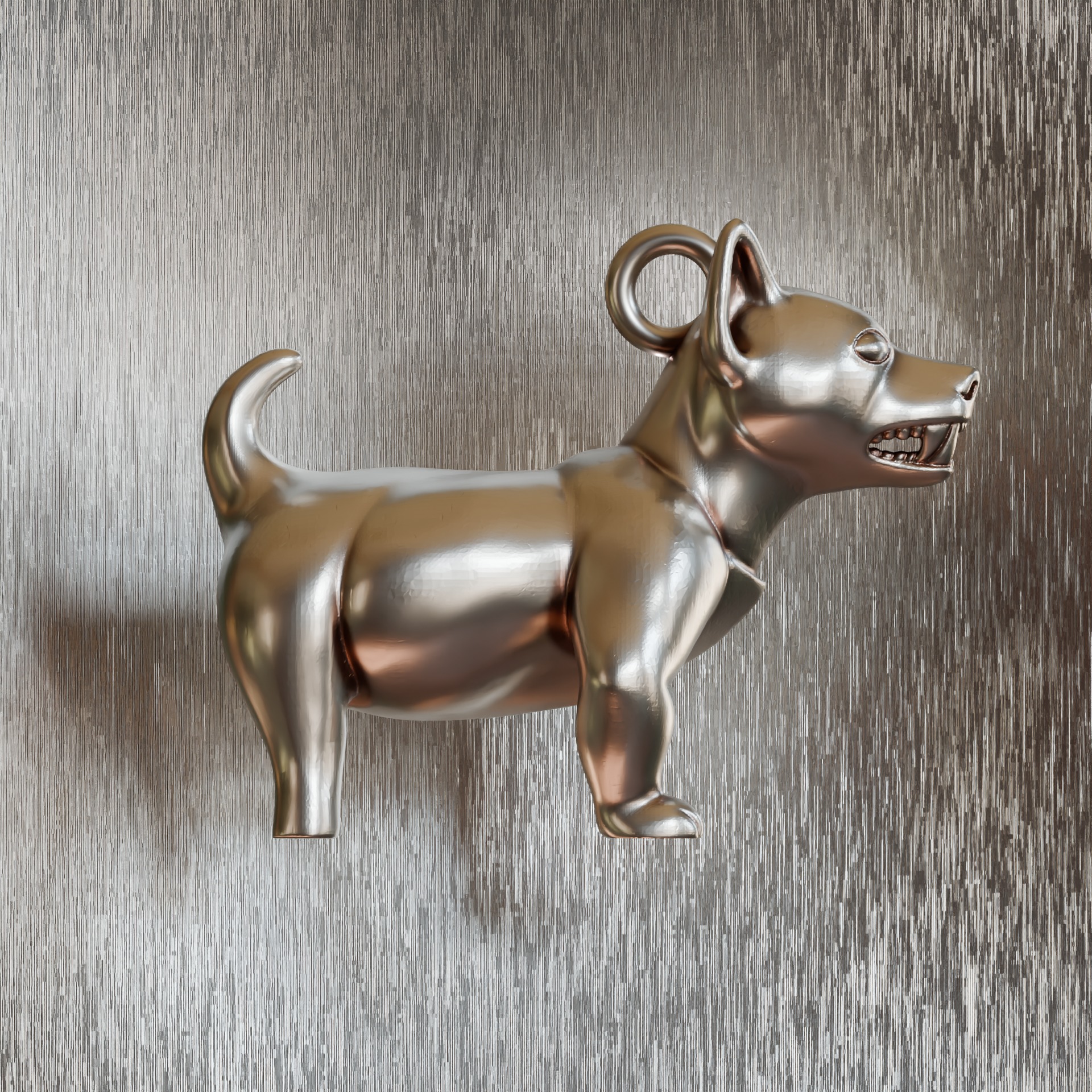 Tlachichi dog pendant  3D print model_1