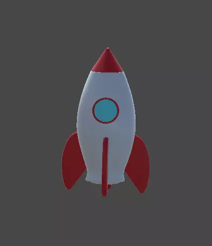Cohete espacial Free 3D model
