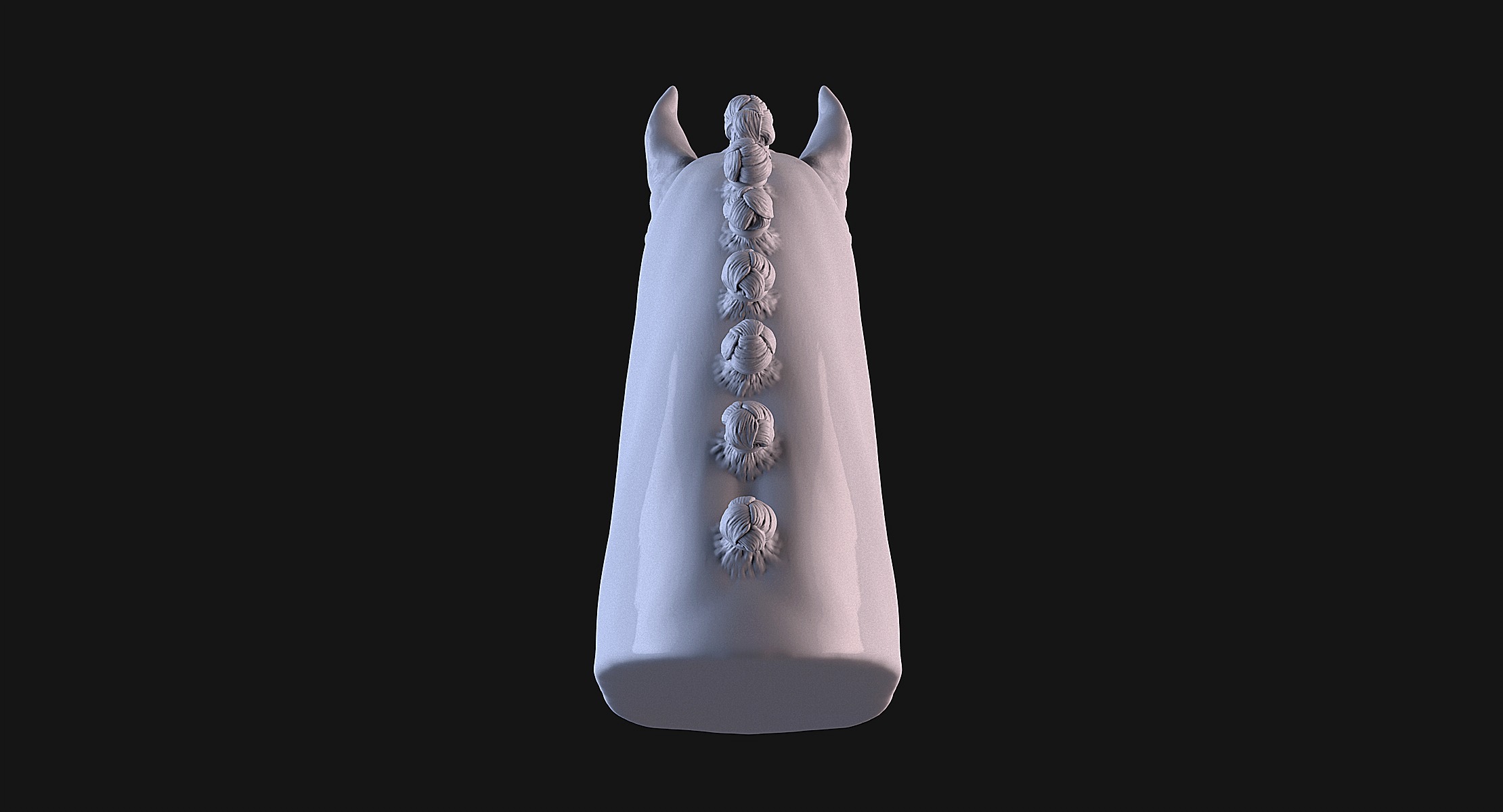 Head Horse 3D print model_5