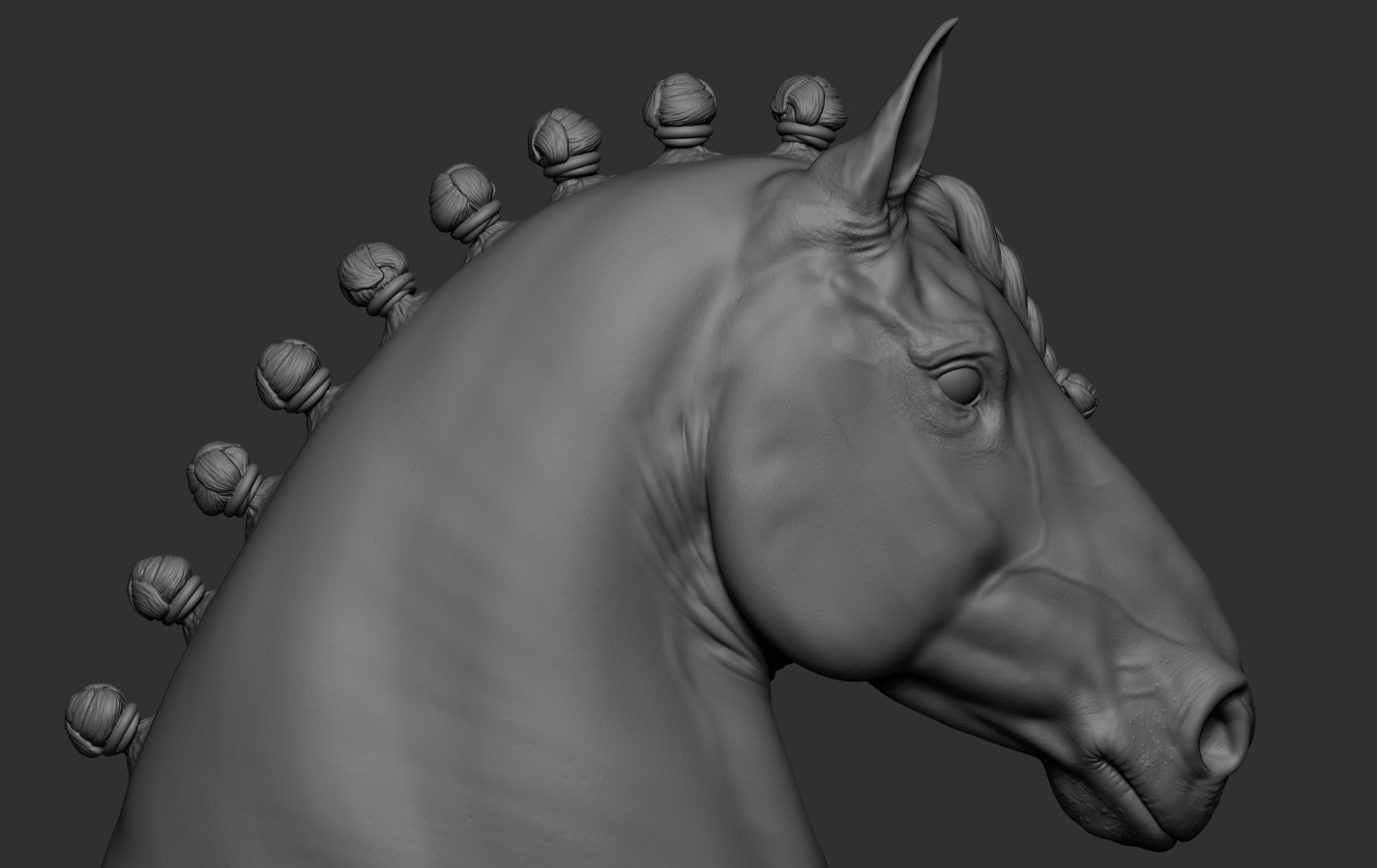 Head Horse 3D print model_16