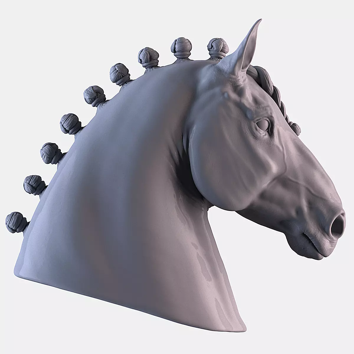 Head Horse 3D print model_0