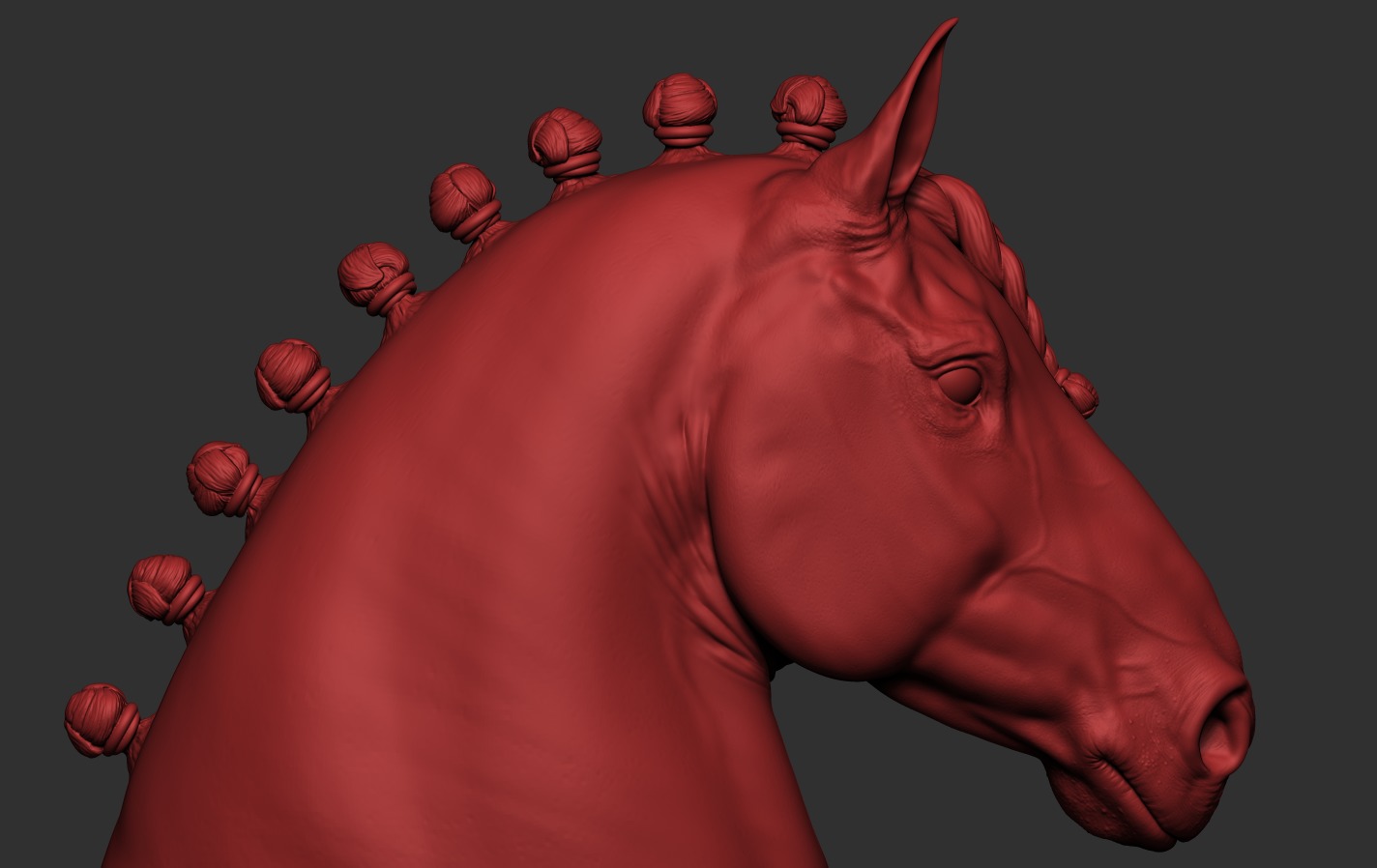 Head Horse 3D print model_17