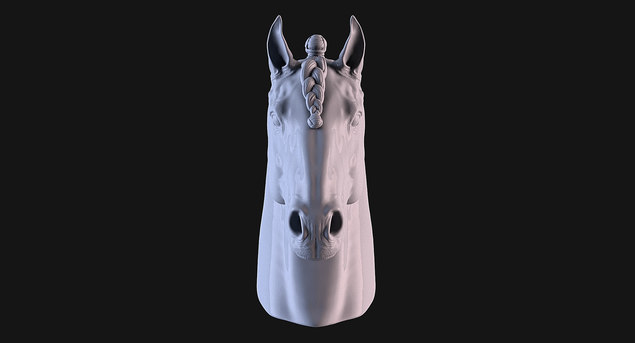 Head Horse 3D print model_1