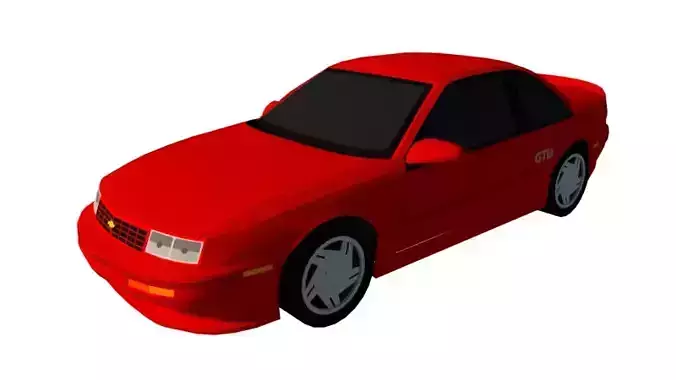 CHEVROLET BERETTA GTU V6 28 5 VEL 1990  Low-poly 3D model