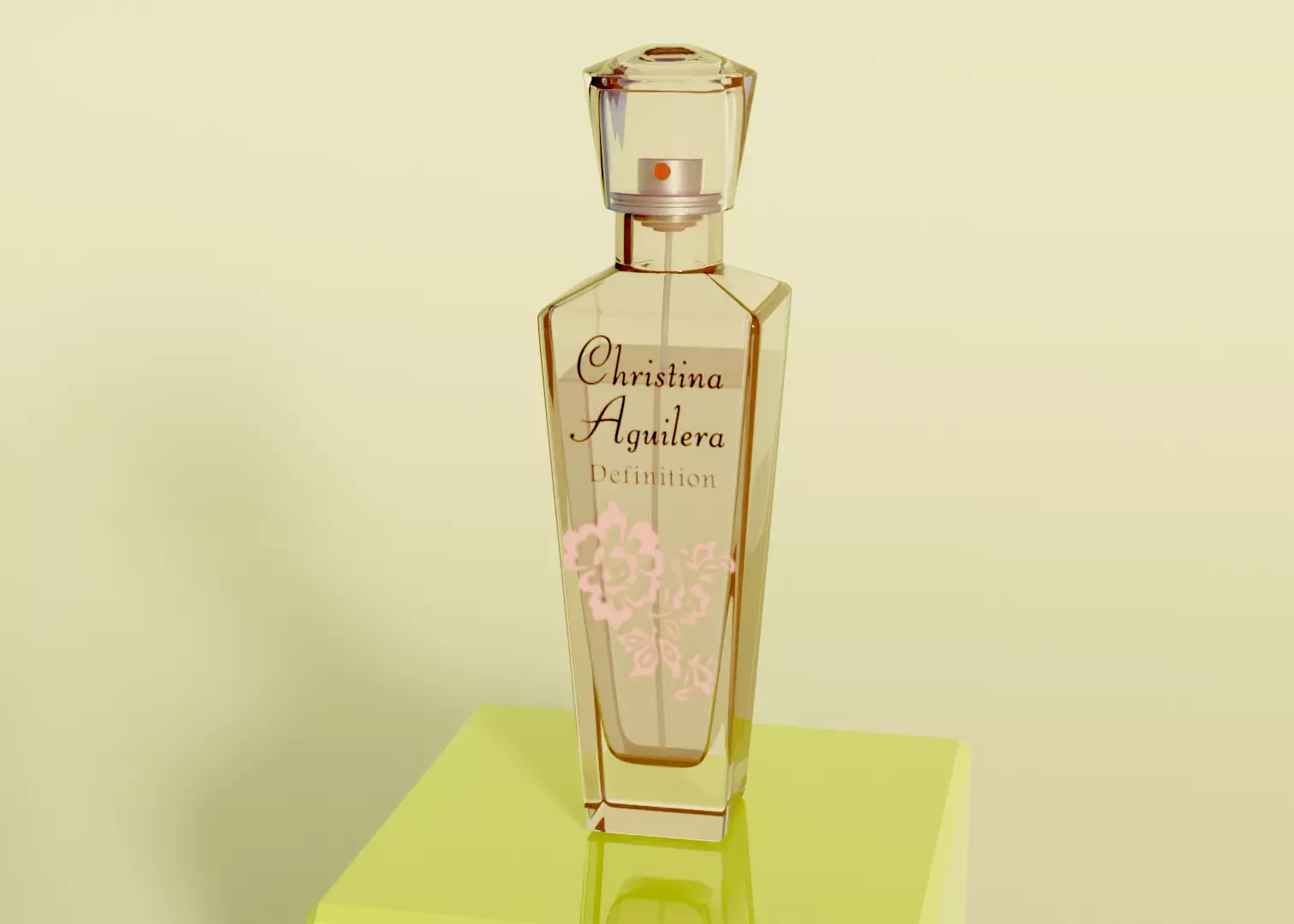 Christina Aguilera Definition Perfume for Women 3D model