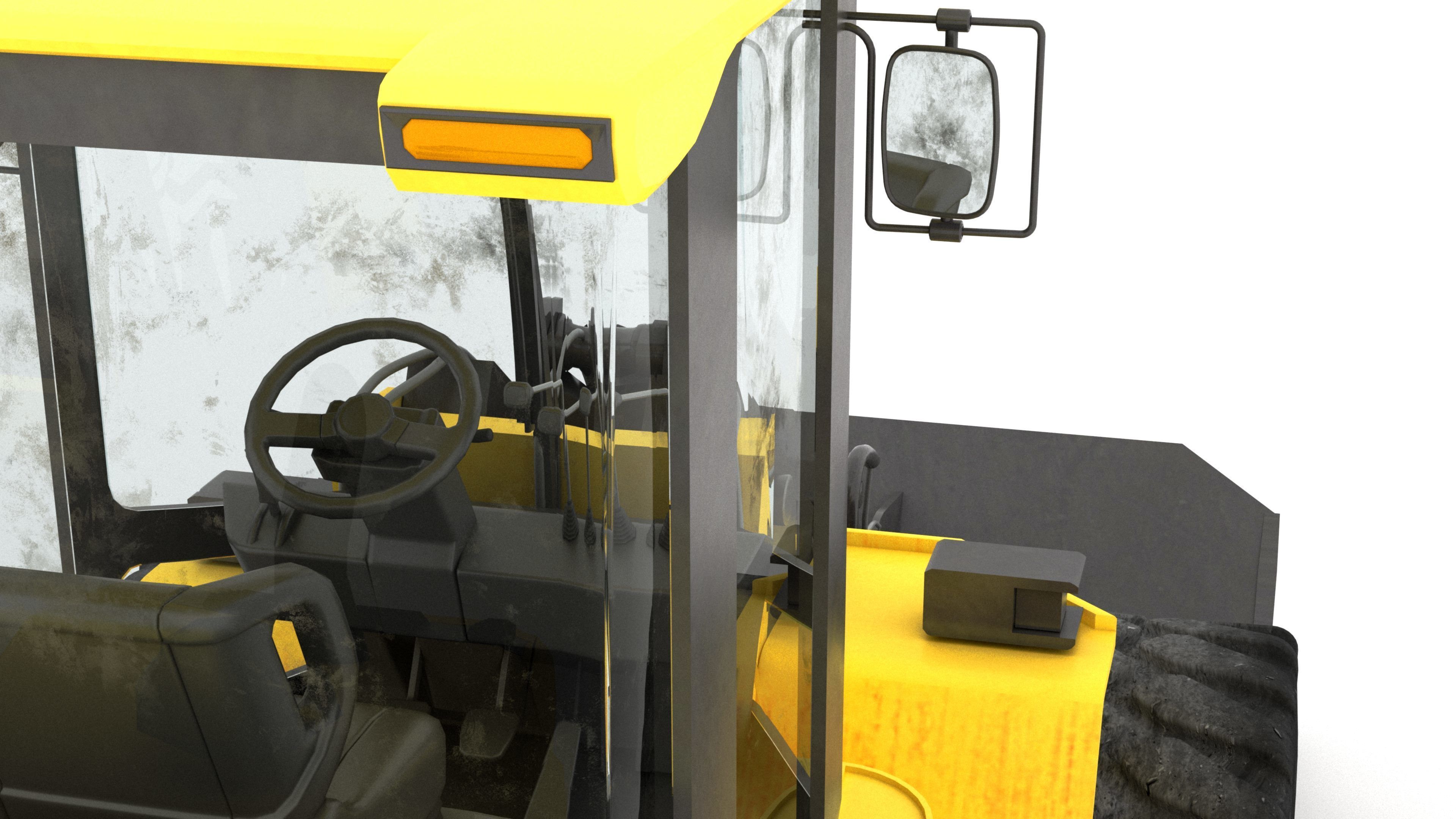 Wheel Loader 4K 3D model_7