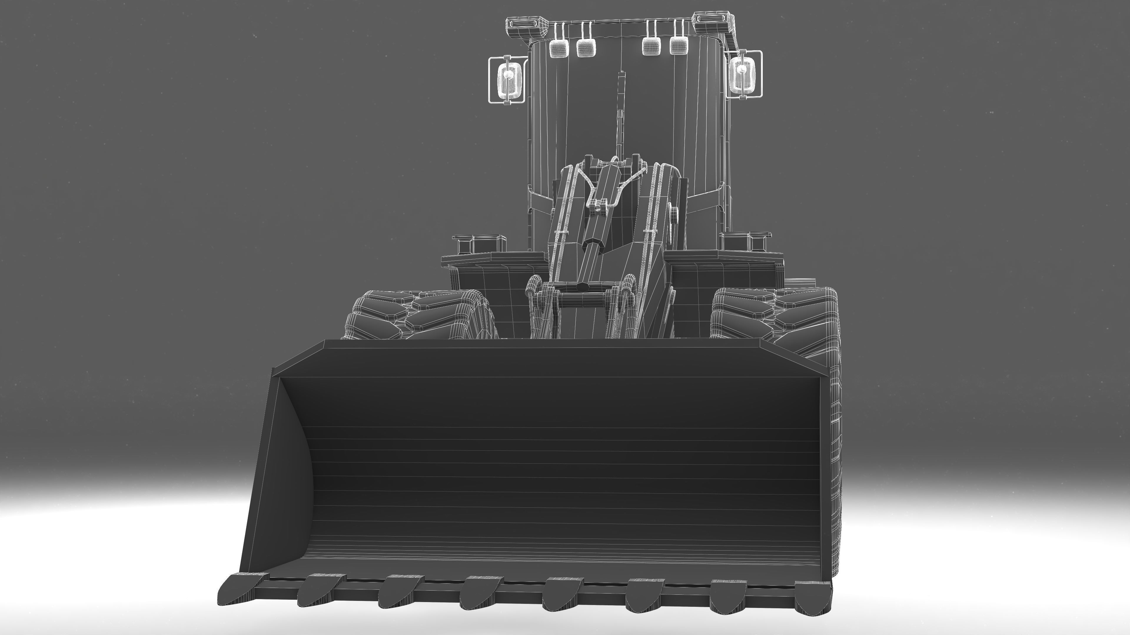 Wheel Loader 4K 3D model_22