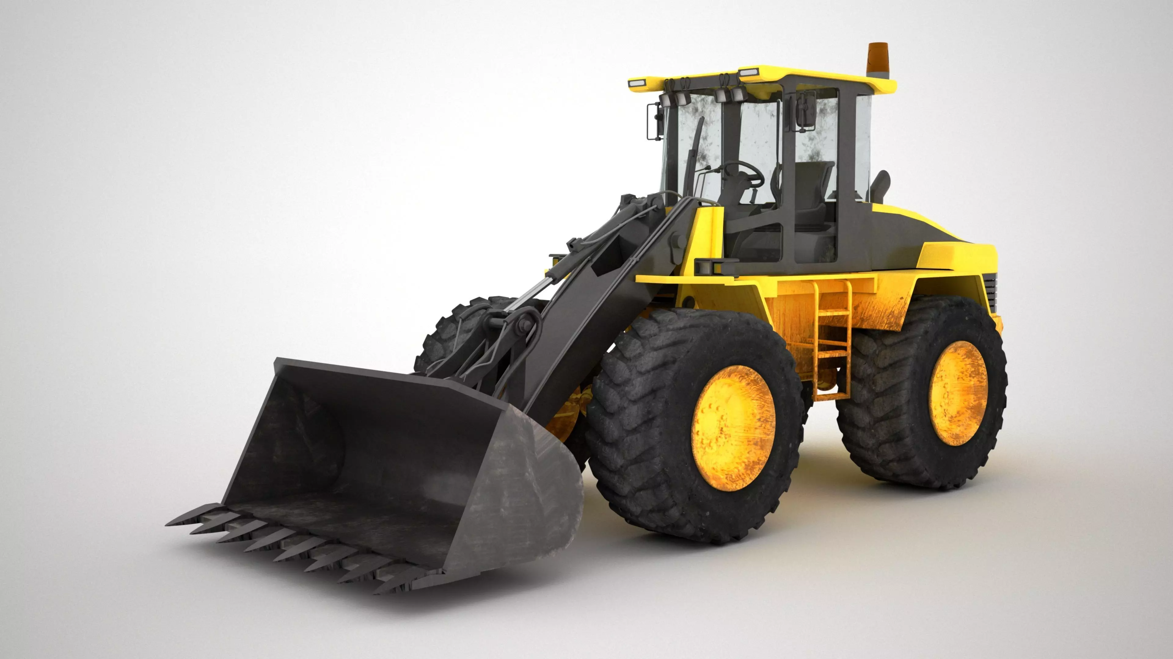 Wheel Loader 4K 3D model_0