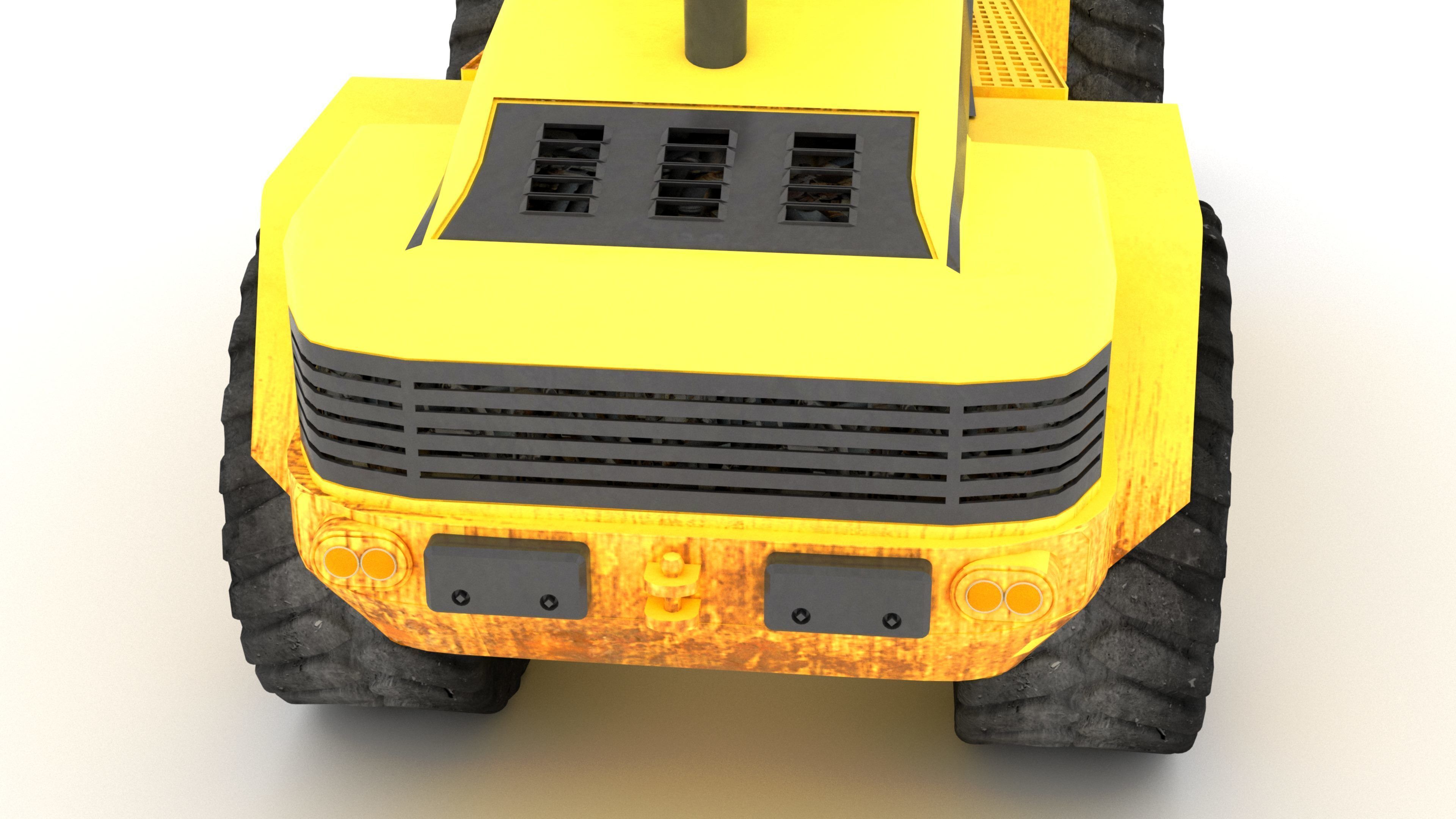 Wheel Loader 4K 3D model_14