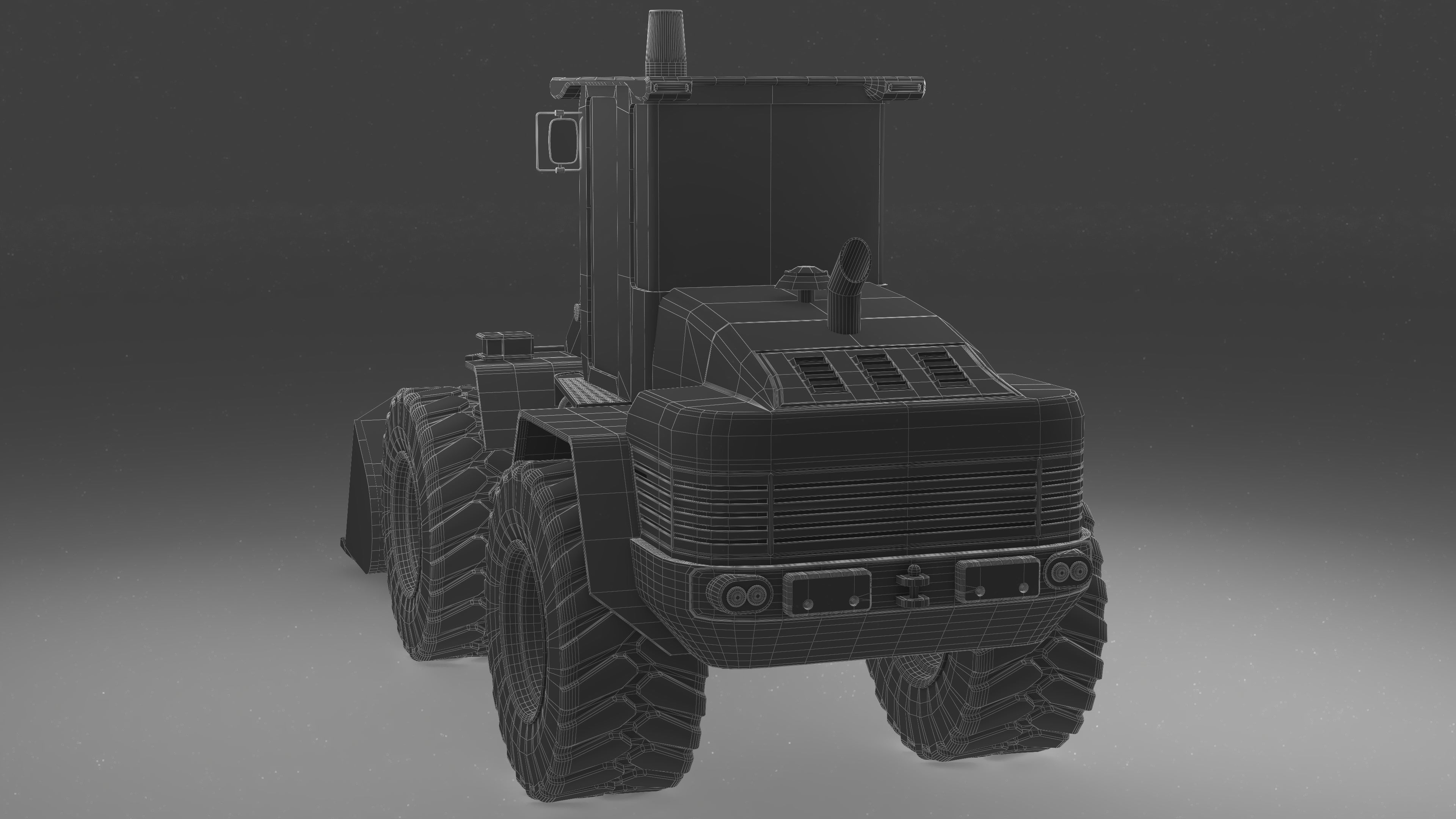 Wheel Loader 4K 3D model_24