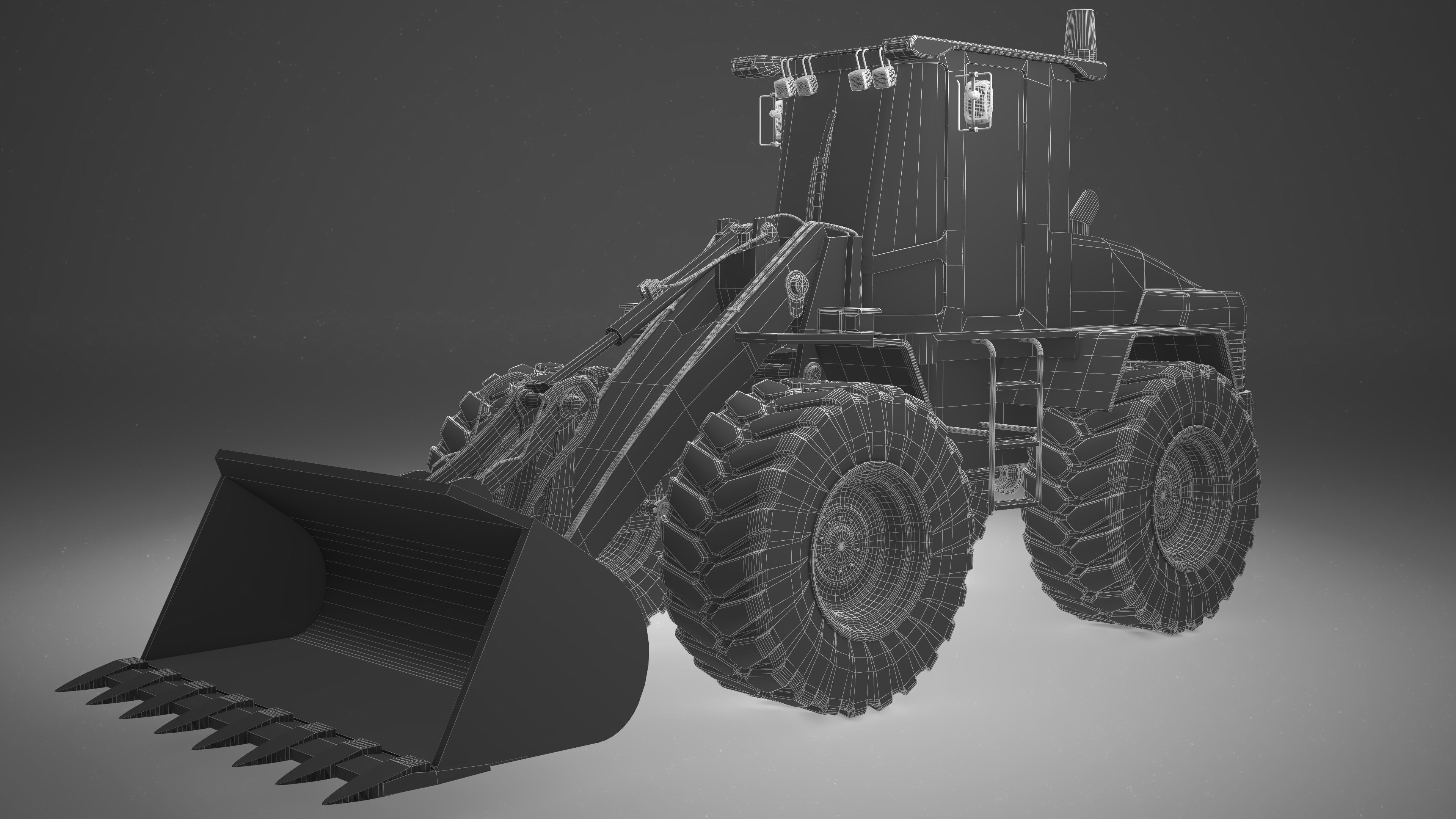 Wheel Loader 4K 3D model_21