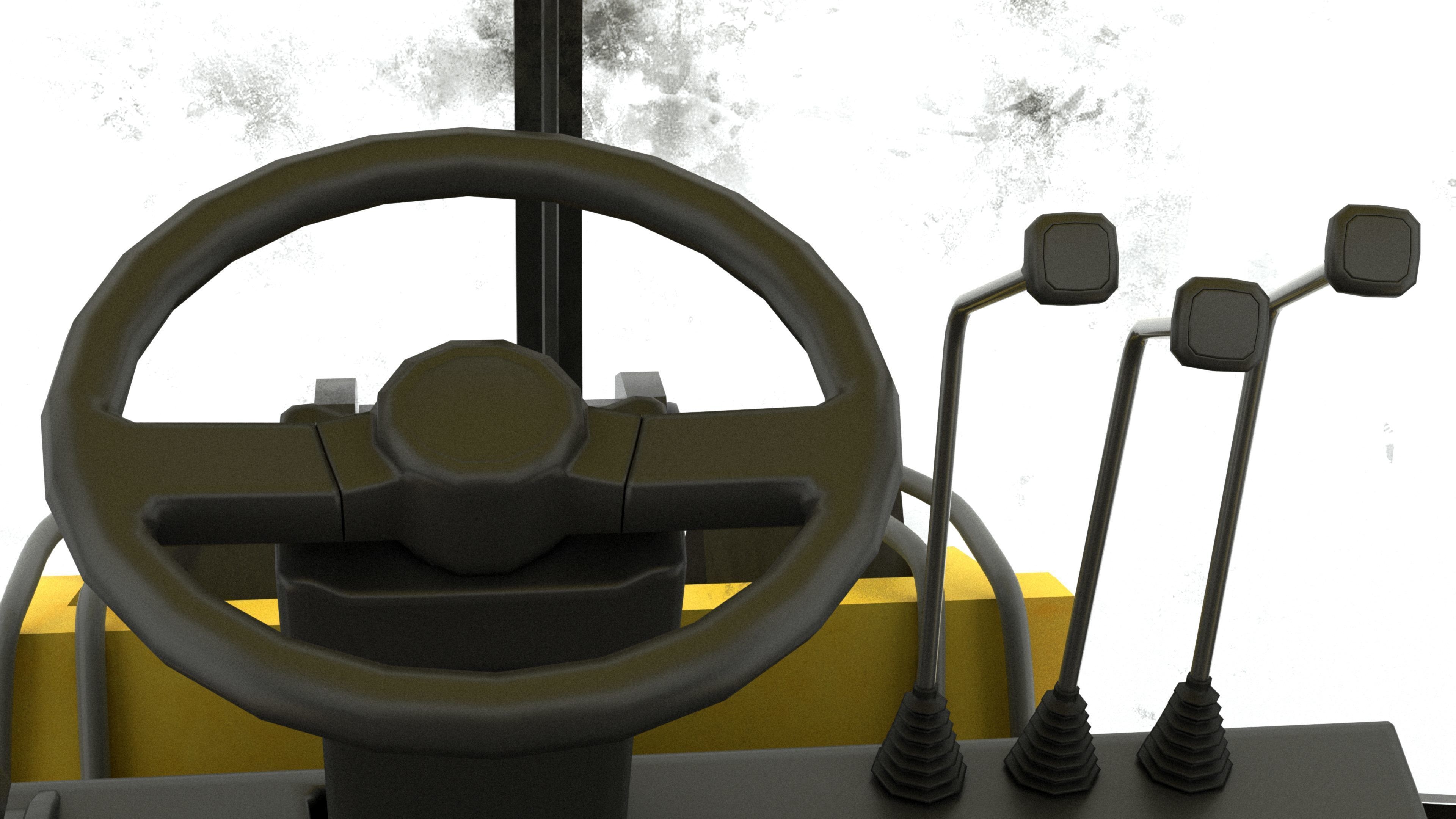 Wheel Loader 4K 3D model_5