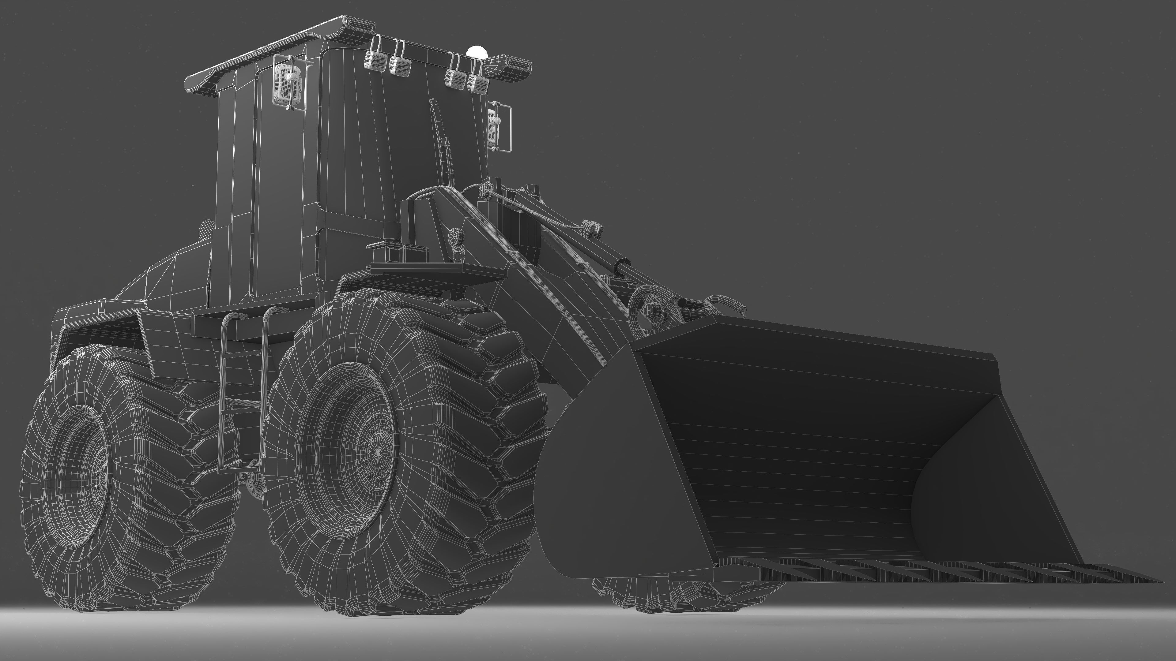 Wheel Loader 4K 3D model_15
