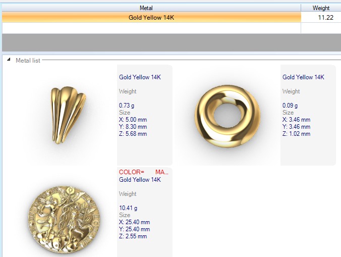 Gemini PENDANT 3D print model_20