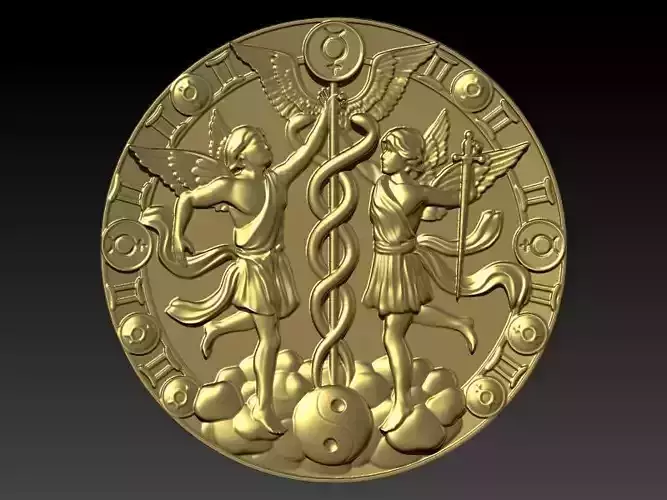 Gemini PENDANT 3D print model