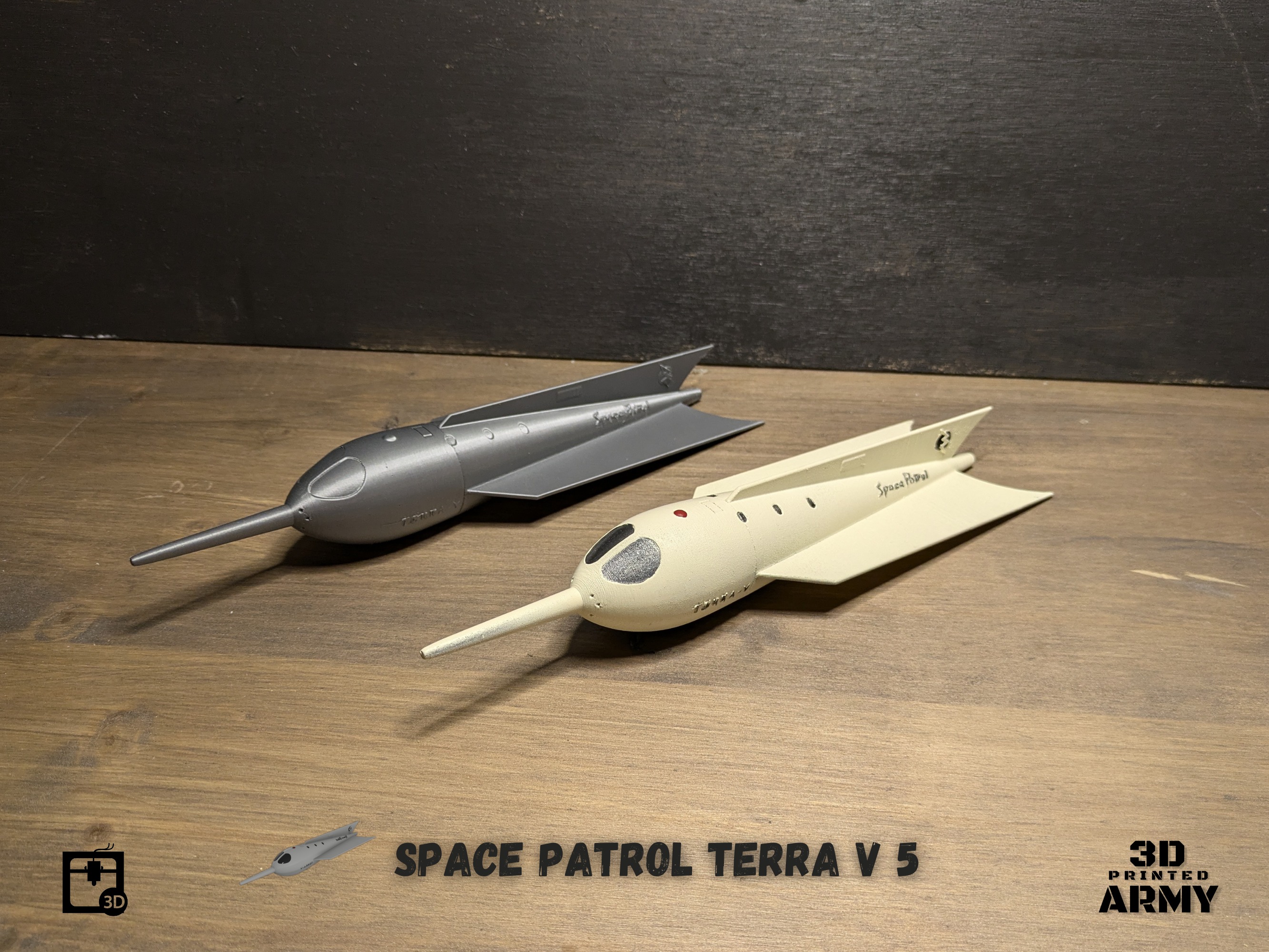 Space patrol - TERRA V 5 spaceship 3D print model_10