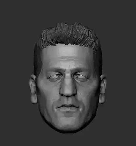 Head Jon Bernthal Action Figure 3D print model