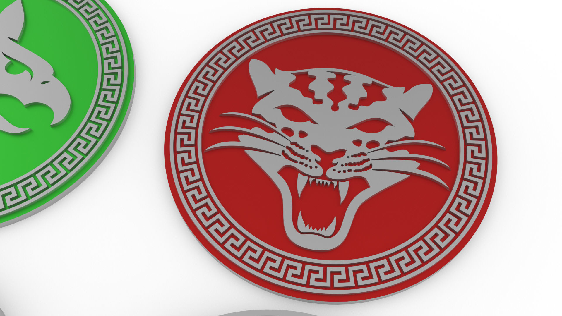 Enders Game Battle School Army Patches 3D print model_19