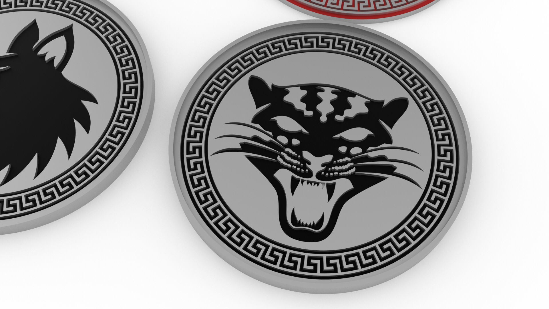 Enders Game Battle School Army Patches 3D print model_5