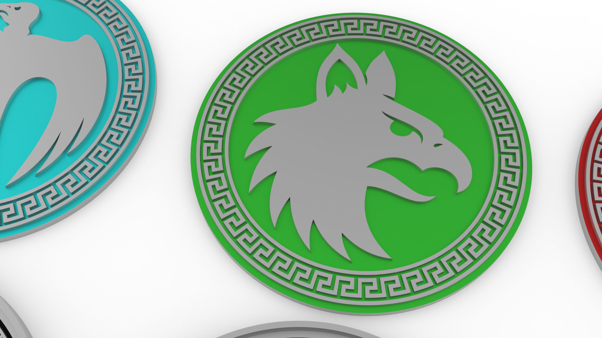 Enders Game Battle School Army Patches 3D print model_17