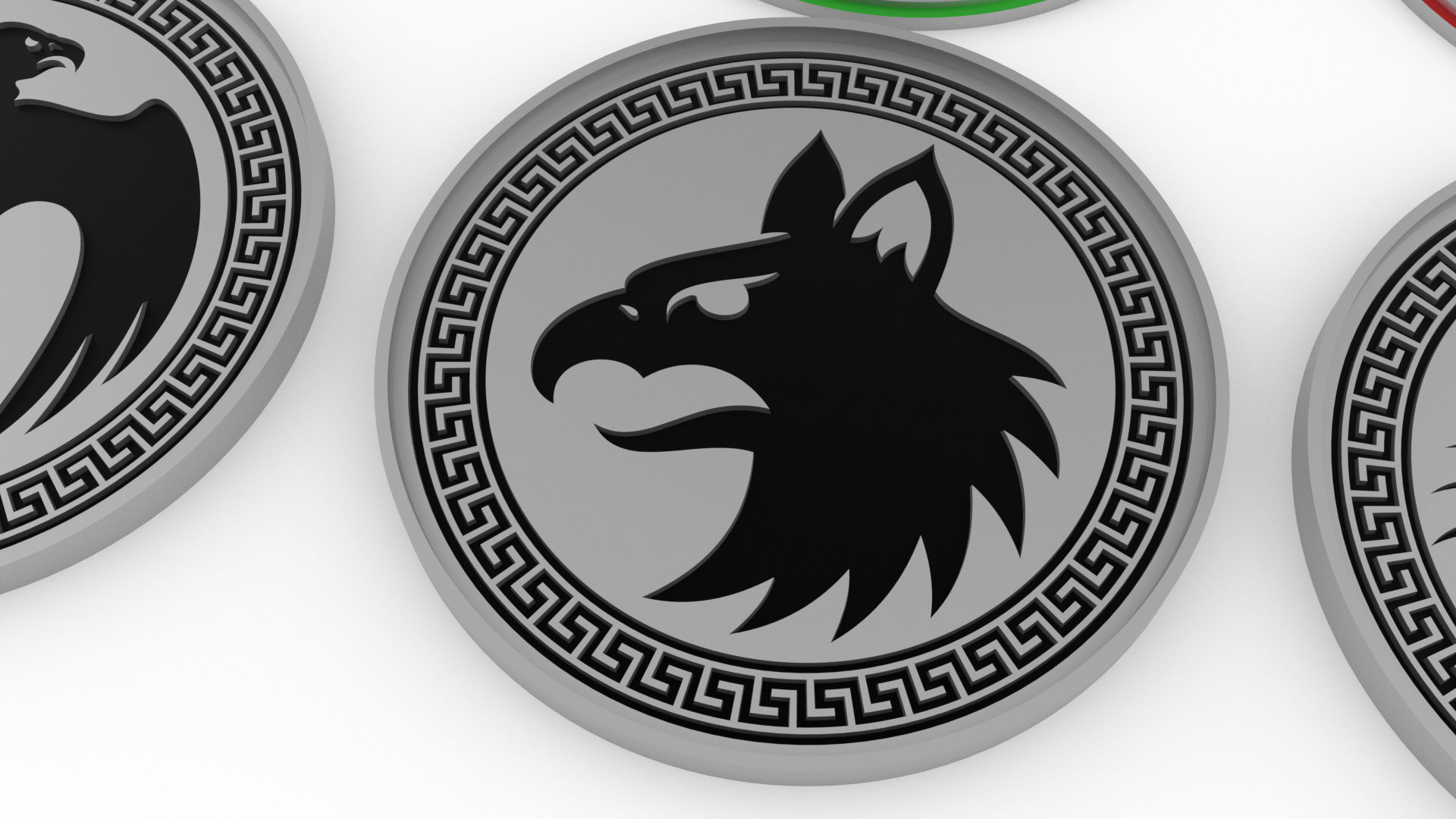 Enders Game Battle School Army Patches 3D print model_18