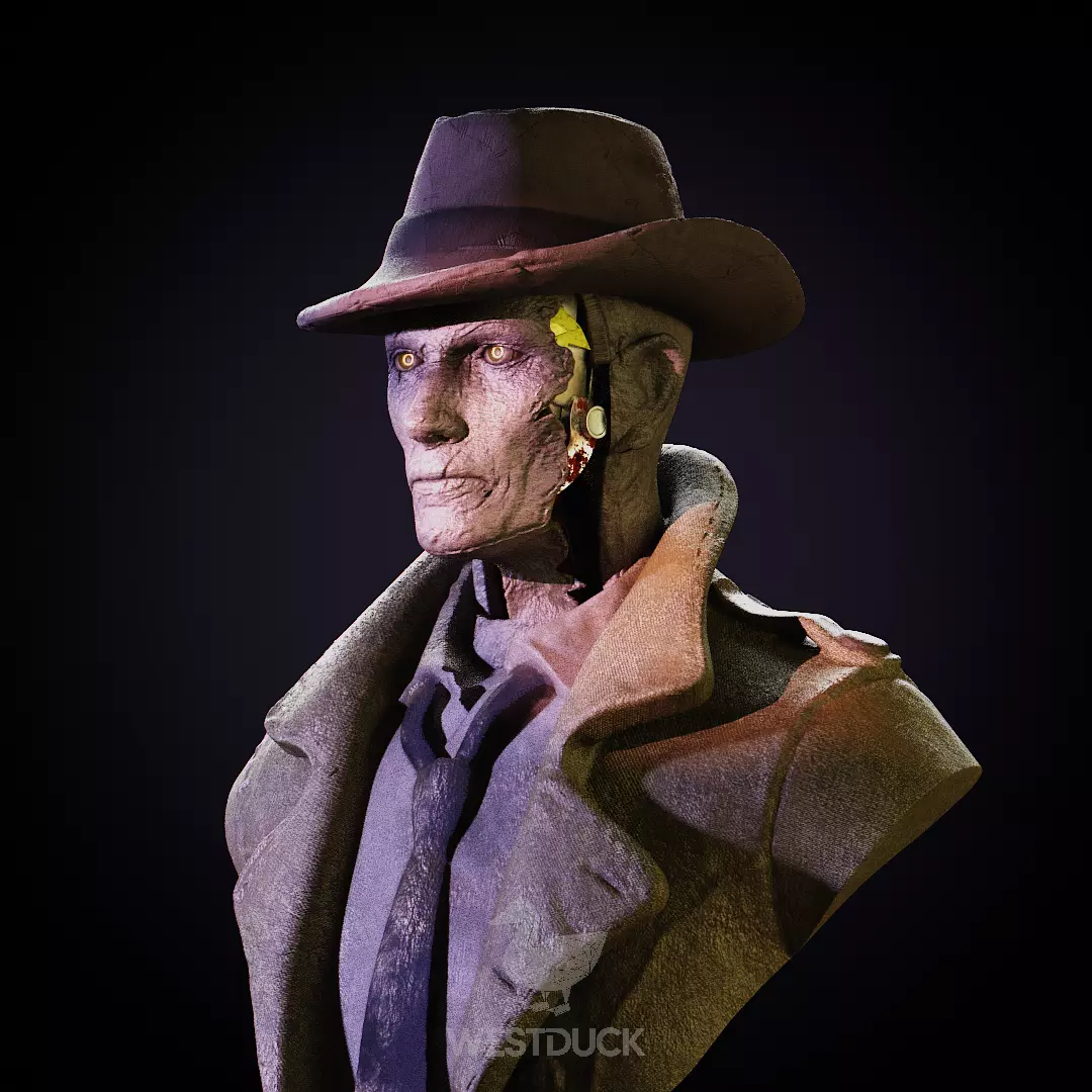 Nick Valentine - Fallout 4 3D print model_0