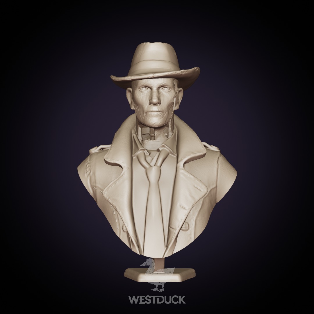 Nick Valentine - Fallout 4 3D print model_10