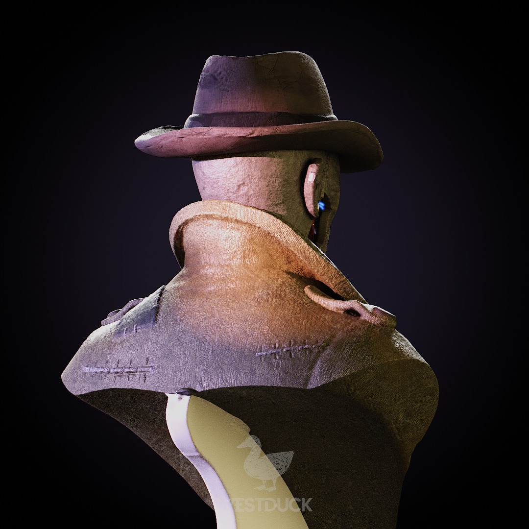 Nick Valentine - Fallout 4 3D print model_6