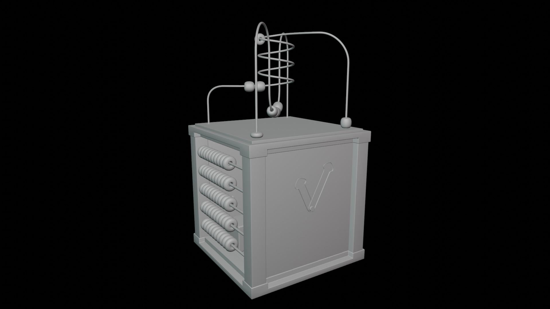 Activity Cube 3D model_11