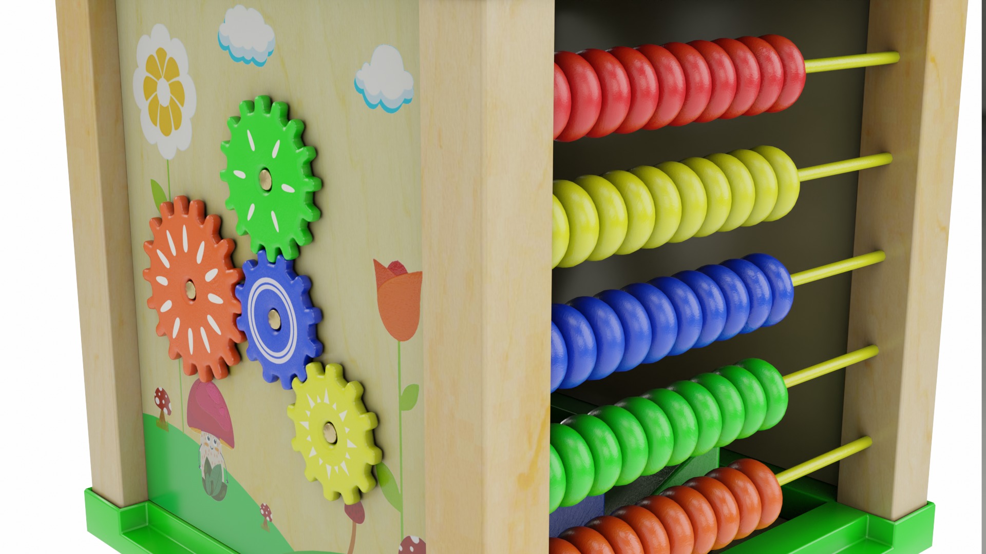 Activity Cube 3D model_7