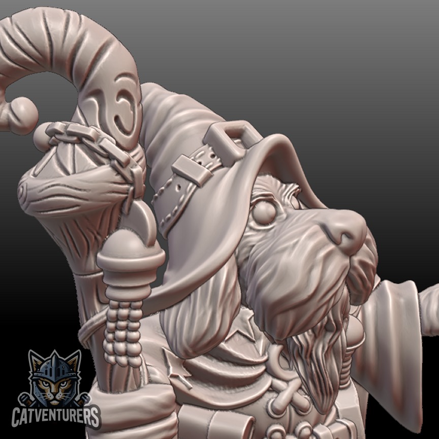 Perrimus the Spellhound 3D print model_7